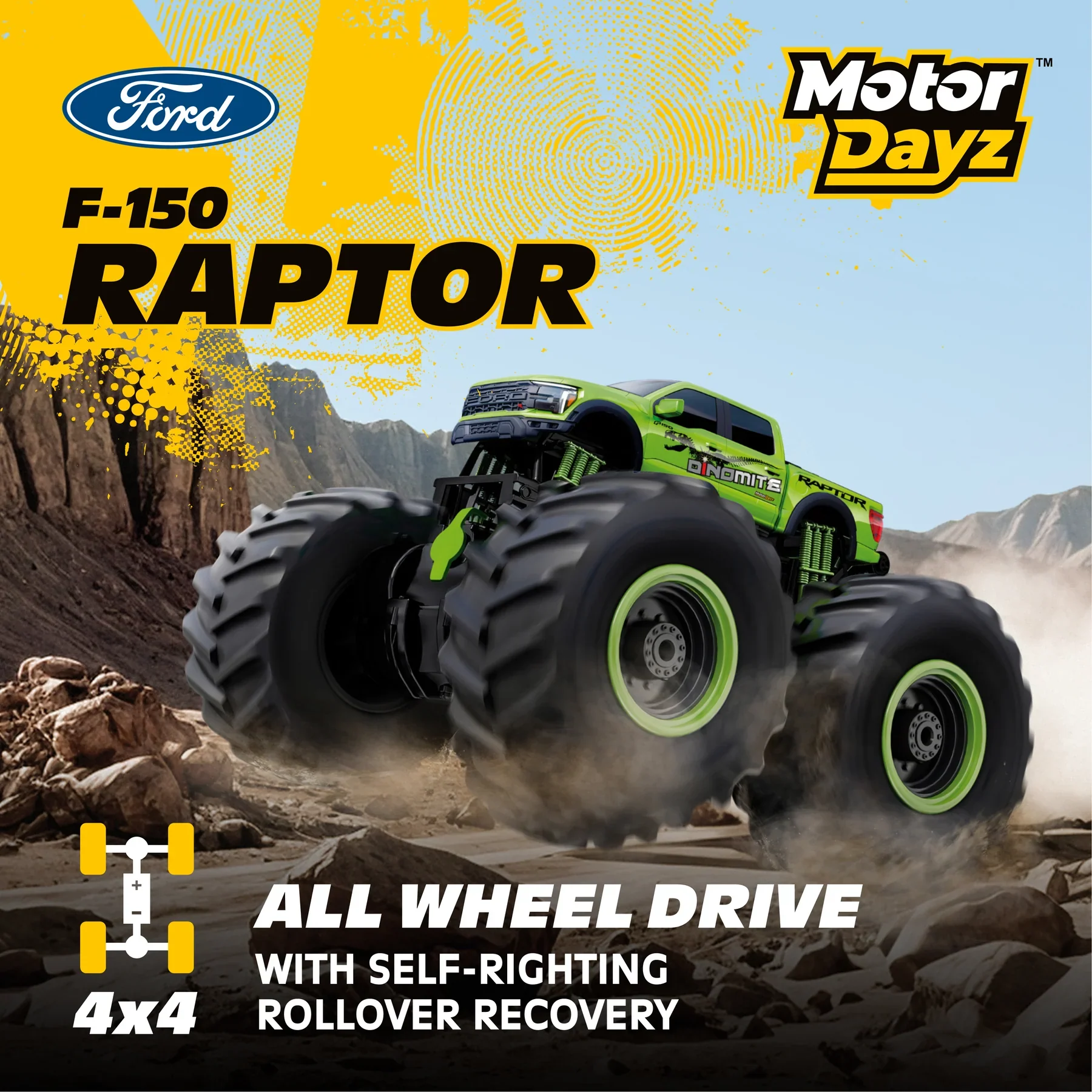1:10 RC 4x4 Ford Raptor R Dinomite - Image 2