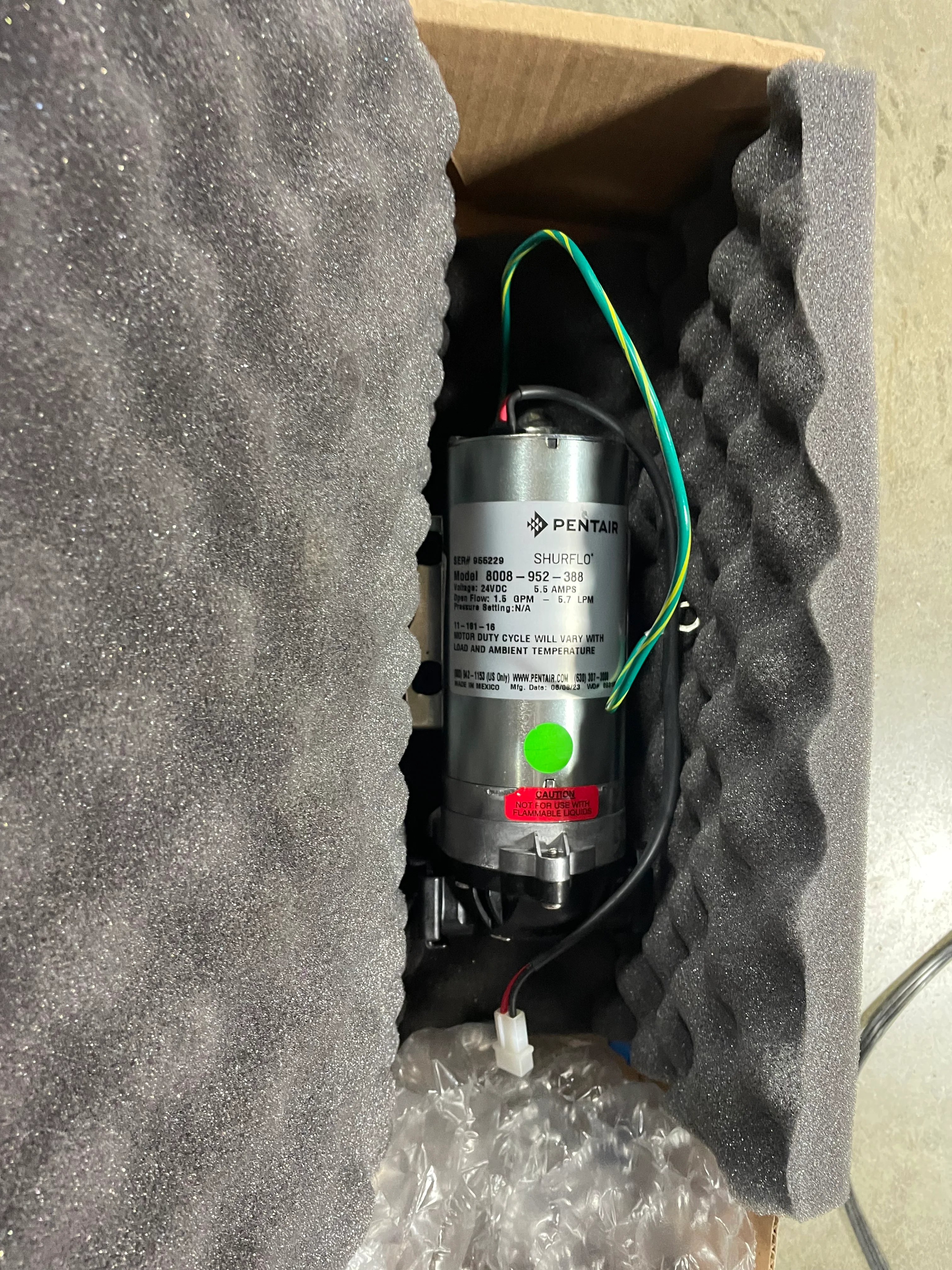 1.6GPM Electric Pump 100PSI - Image 6