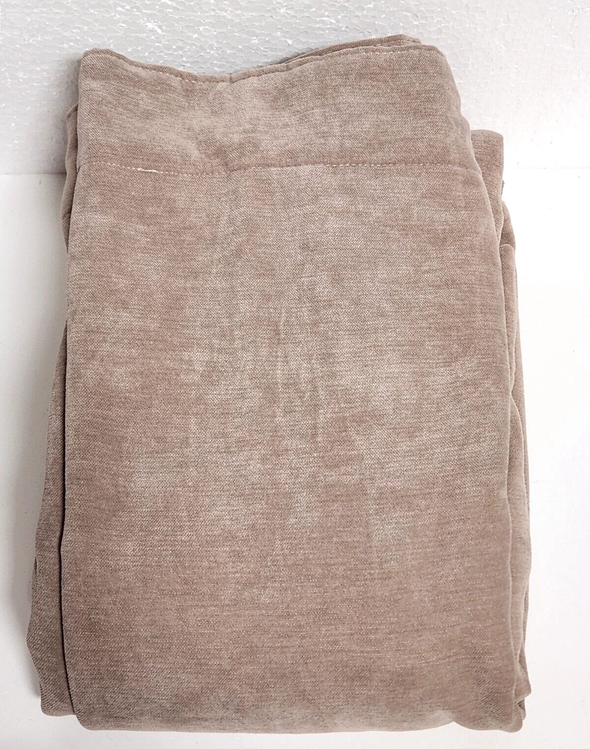 1 Panel Blackout Matte Velvet Window Curtain Panel Dull Pink - Image 2