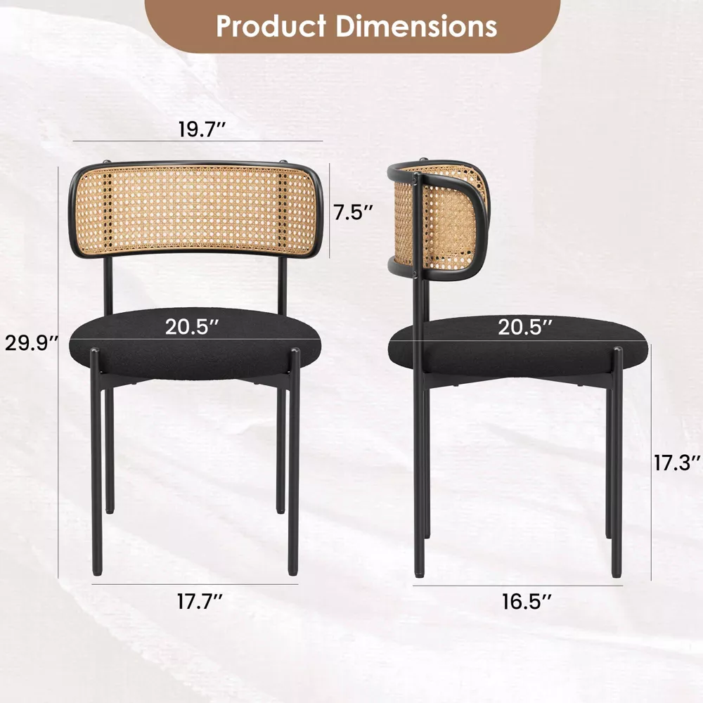 Modern Upholstered Dining Chairs 1-PIECE ONLY - Image 3