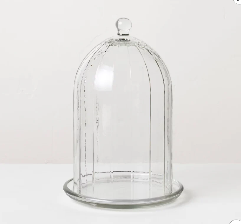 10" Decorative Cloche Clear - Hearth & Hand™ with Magnolia SHOWROOM ITEM