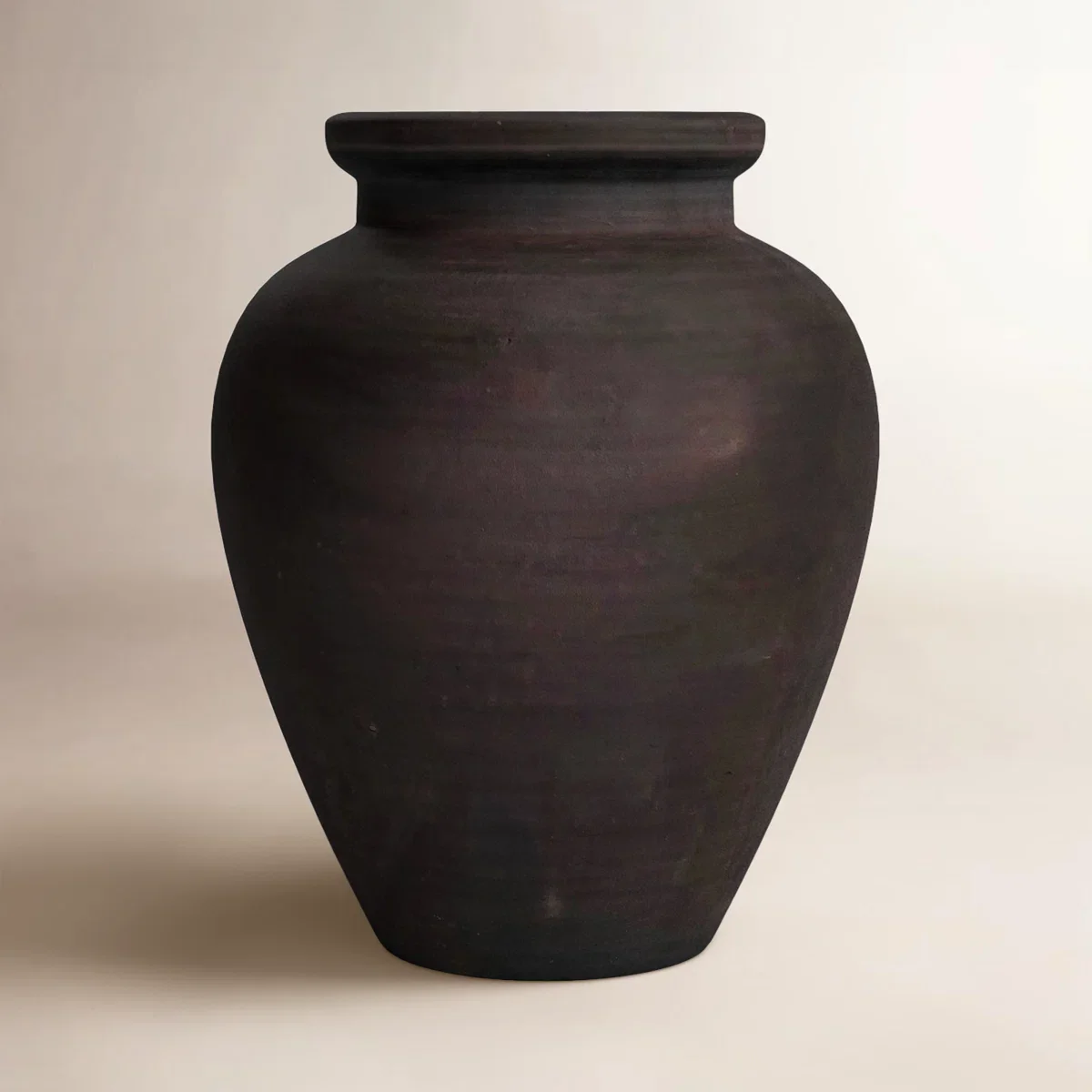 10" Handcrafted Traditional Round Terracotta Jug SHOWROOM ITEM