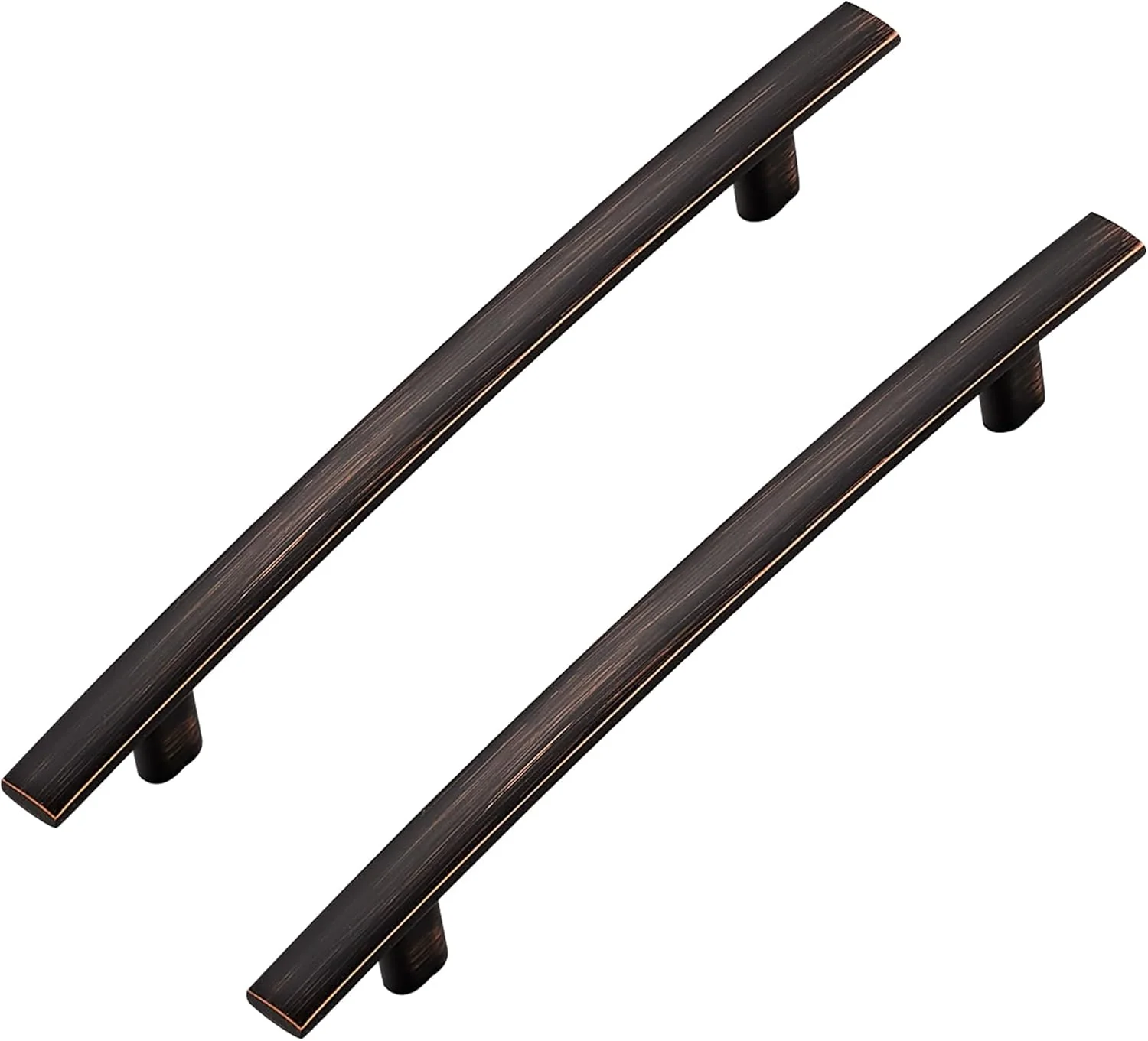 10 Pack Cabinet Handles - Curved Cabinet Pulls Oil Rubbed Bronze