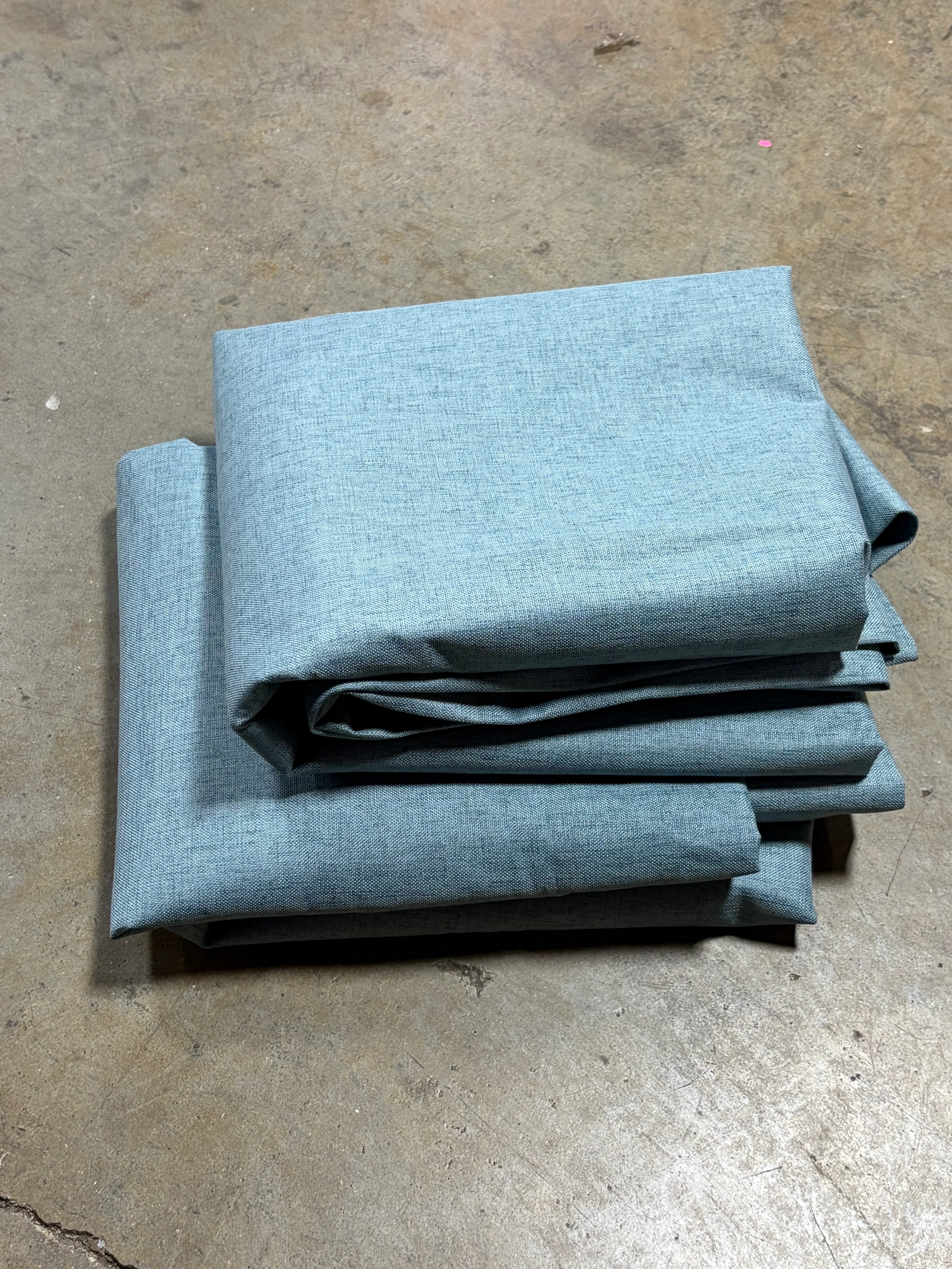 100% Absolutely Blackout Linen Curtains with Thermal Insulated White Liner, Skylark Blue, 2 Panels - Image 7