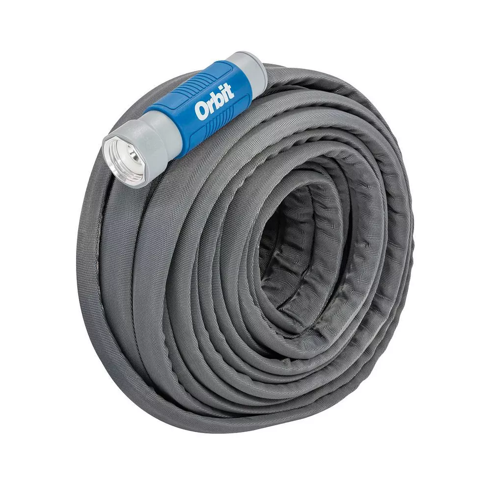 Heavy Duty Fabric Hose White/Gray/Blue
