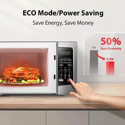 Countertop Microwave Oven with Humidity Sensor and Eco Mode - Image 2