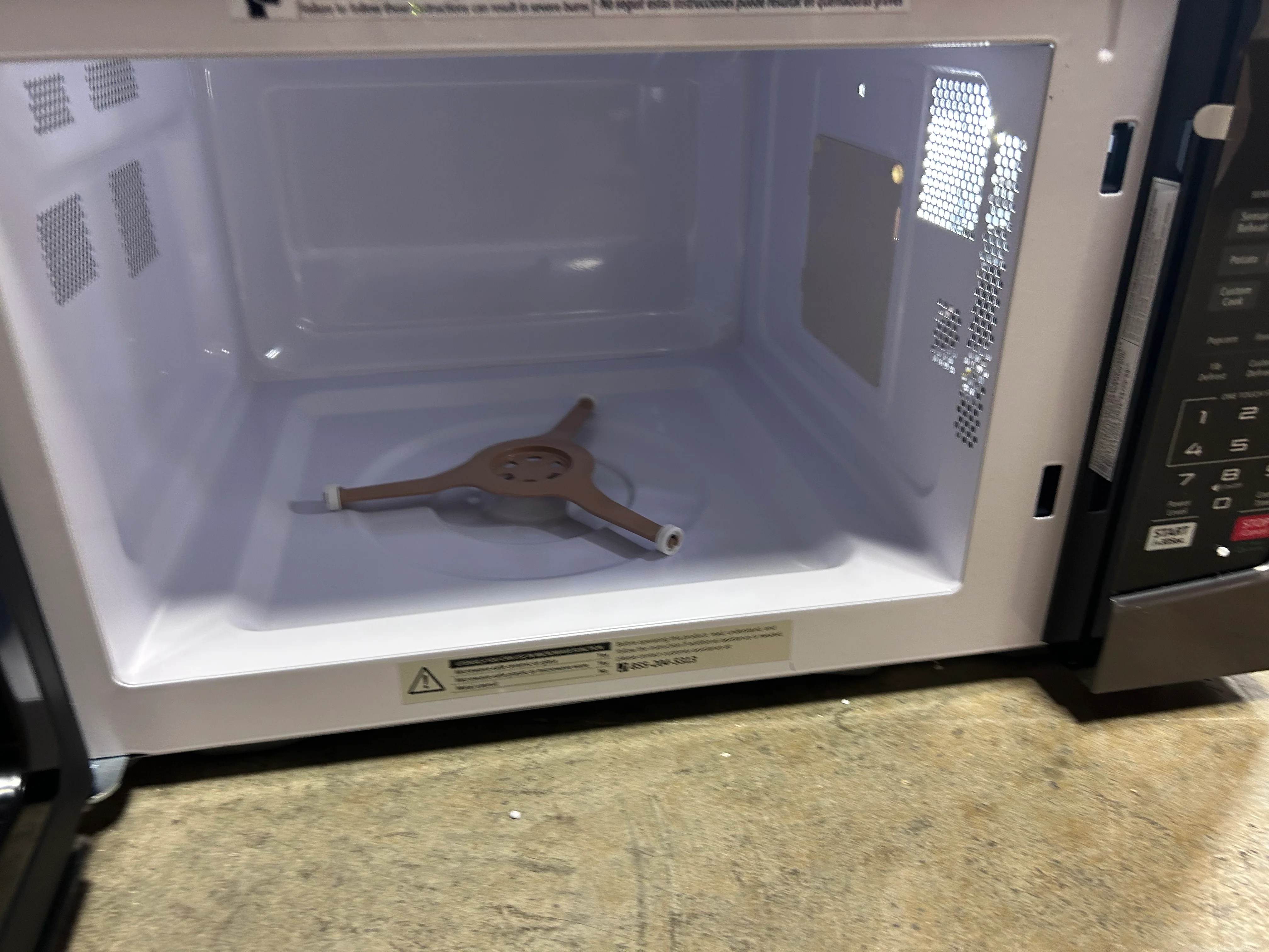 Countertop Microwave Oven with Humidity Sensor and Eco Mode (Stainless Steel) - Image 6