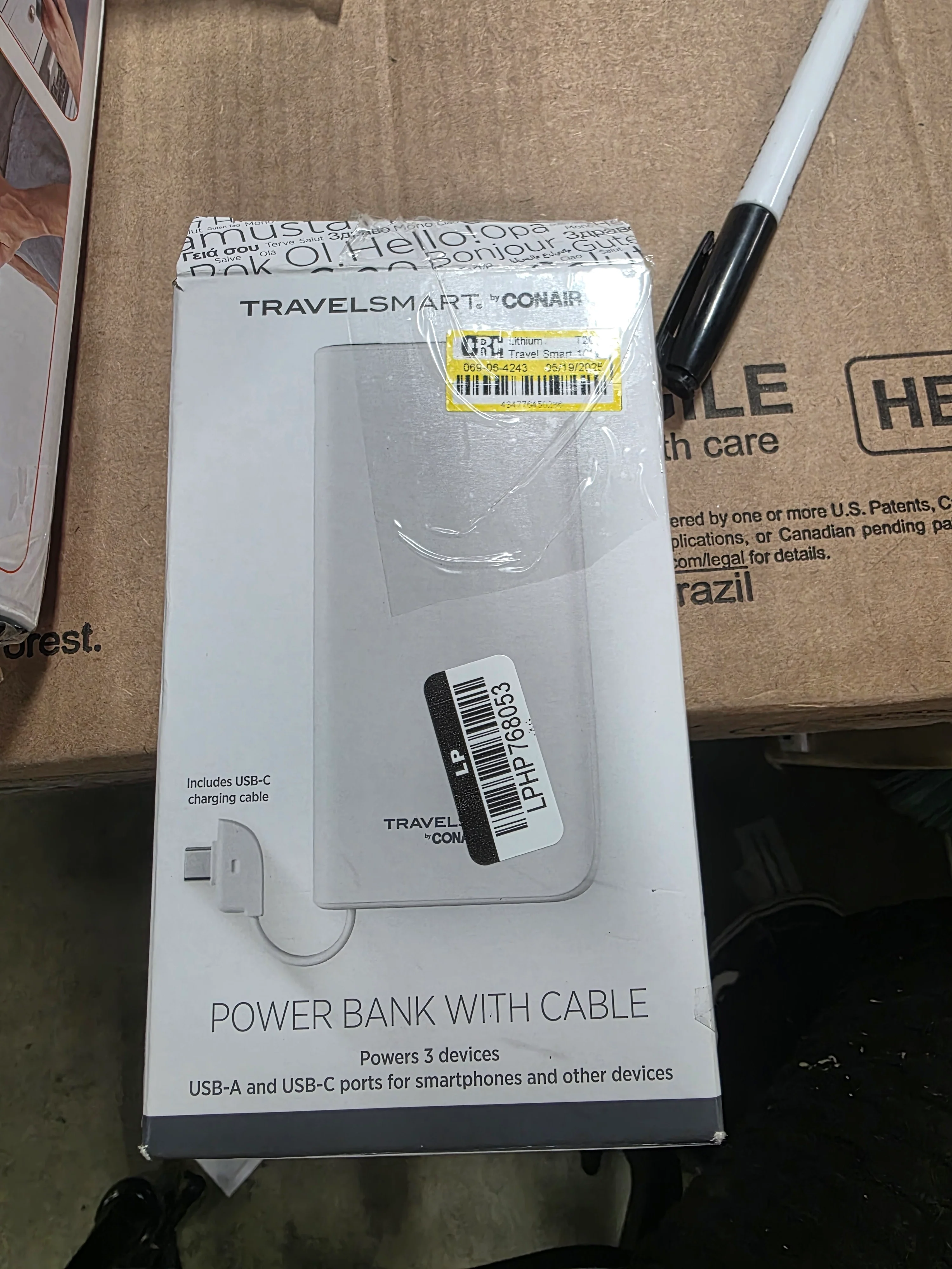 Power Bank with Charging Cable: Built-In Cable - Image 7