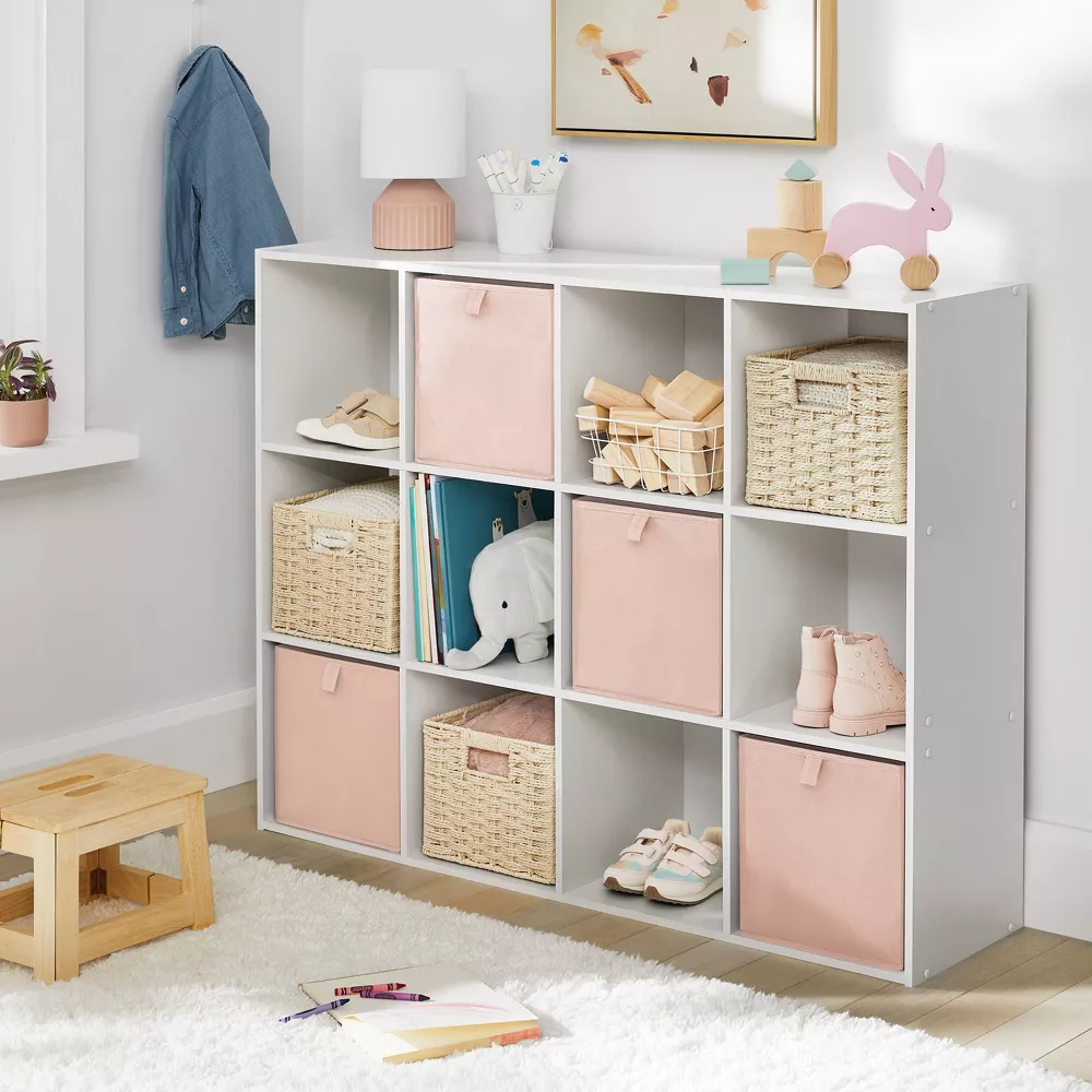 12 Cube Book Shelf White - Image 2