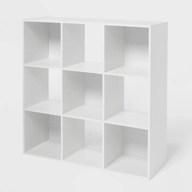 9 Cube Book Shelf White
