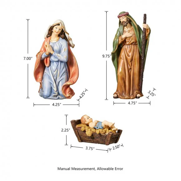 12 Piece Resin Nativity Figurine Sets - Image 2