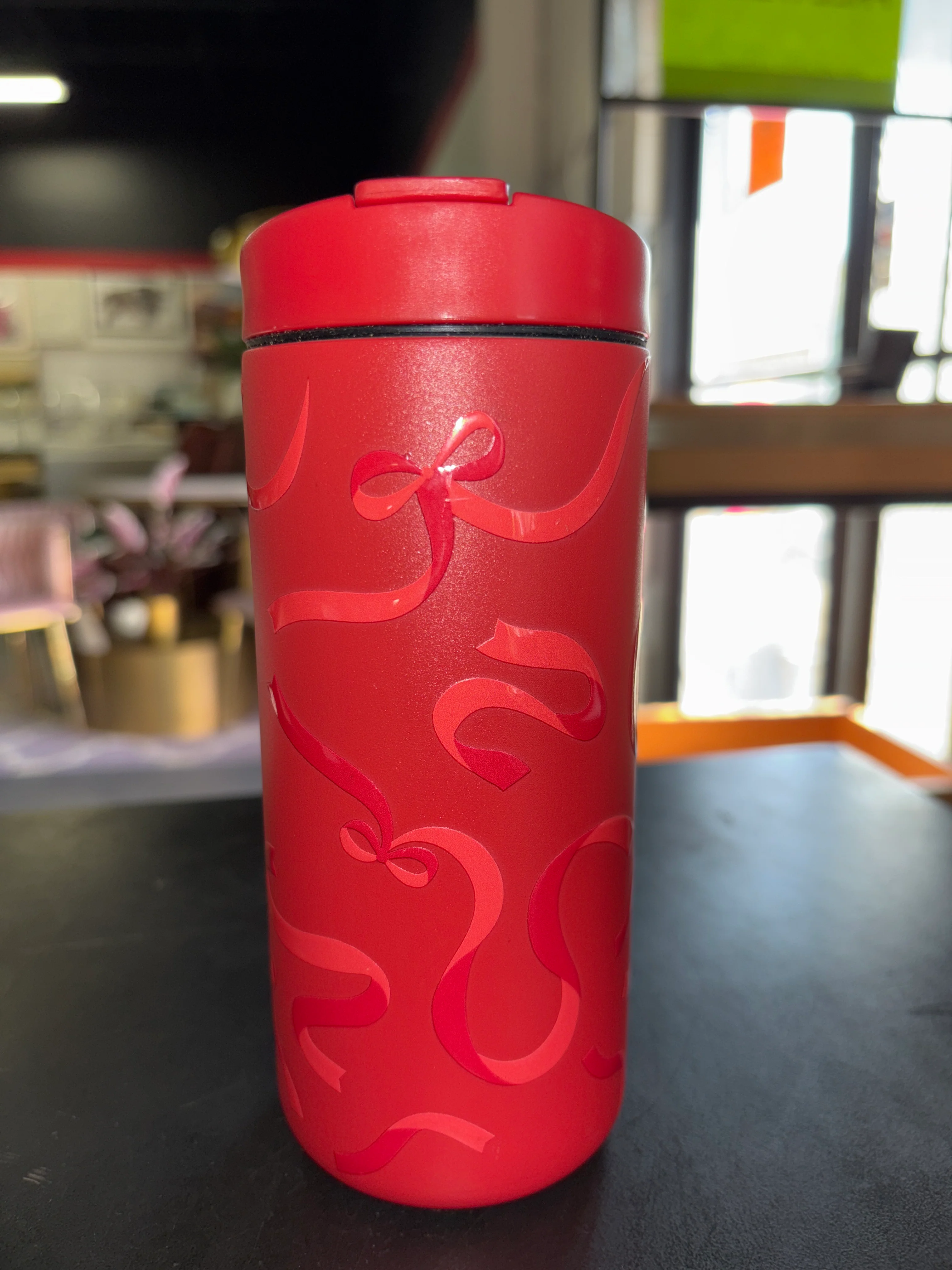 12oz Starbucks Limited Edition Red Ribbon Tumbler SHOWROOM ITEM - Image 4