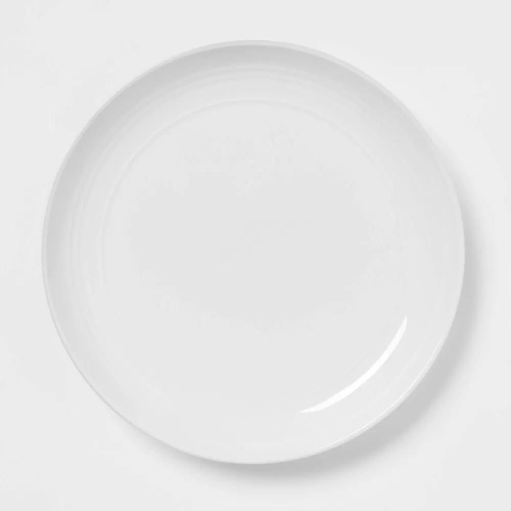 12pc Stoneware Westfield Dinnerware Set White - Image 3