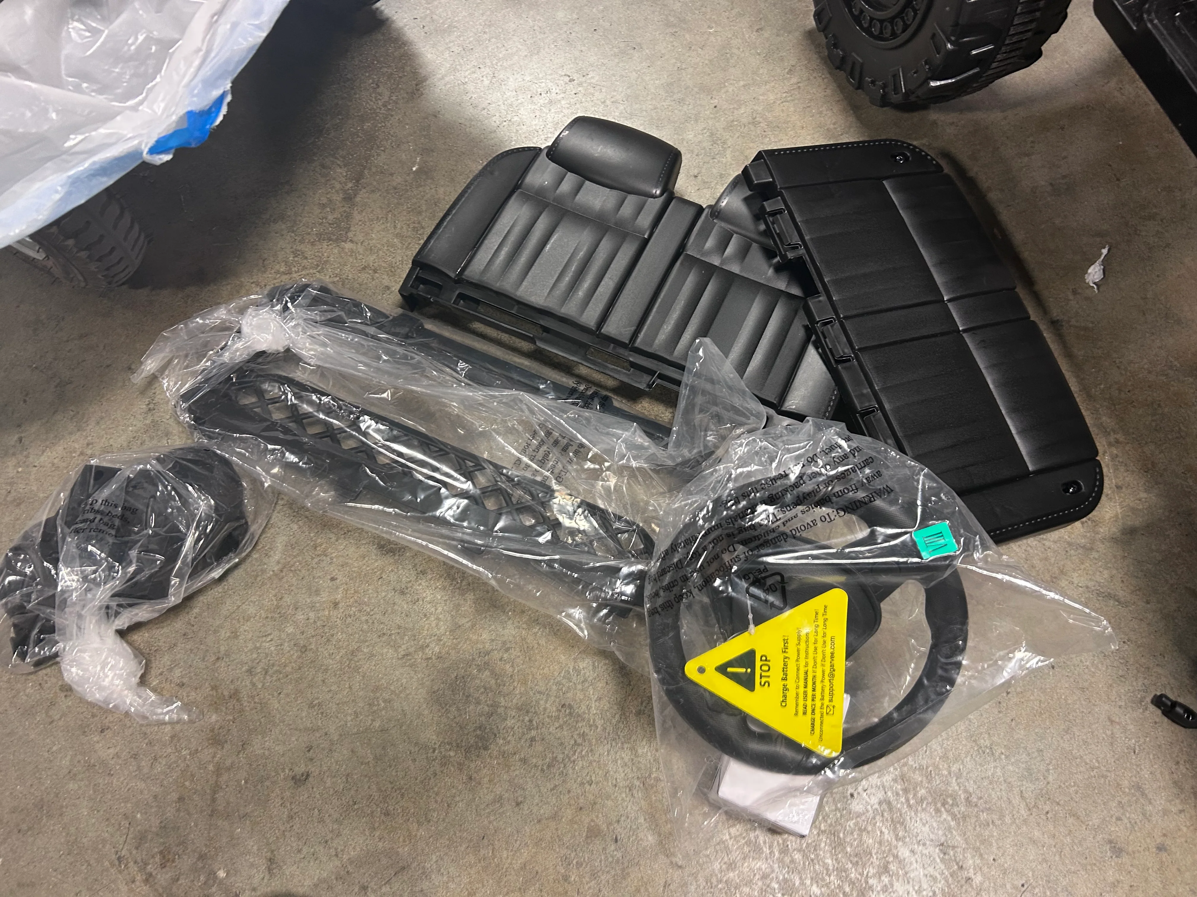 12V Ride On Truck Car, 2WD Electric Car, Black - Image 11