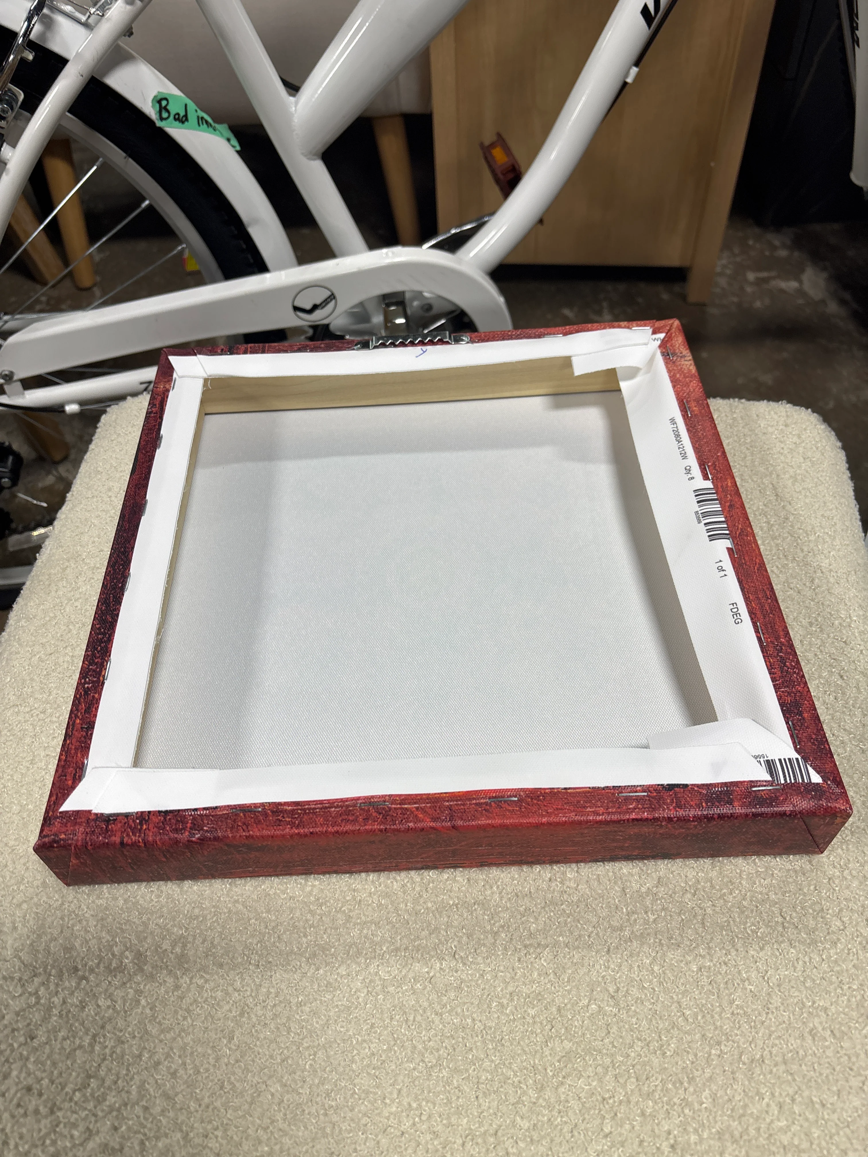 12"x12" "Red Tile " SHOWROOM ITEM - Image 3