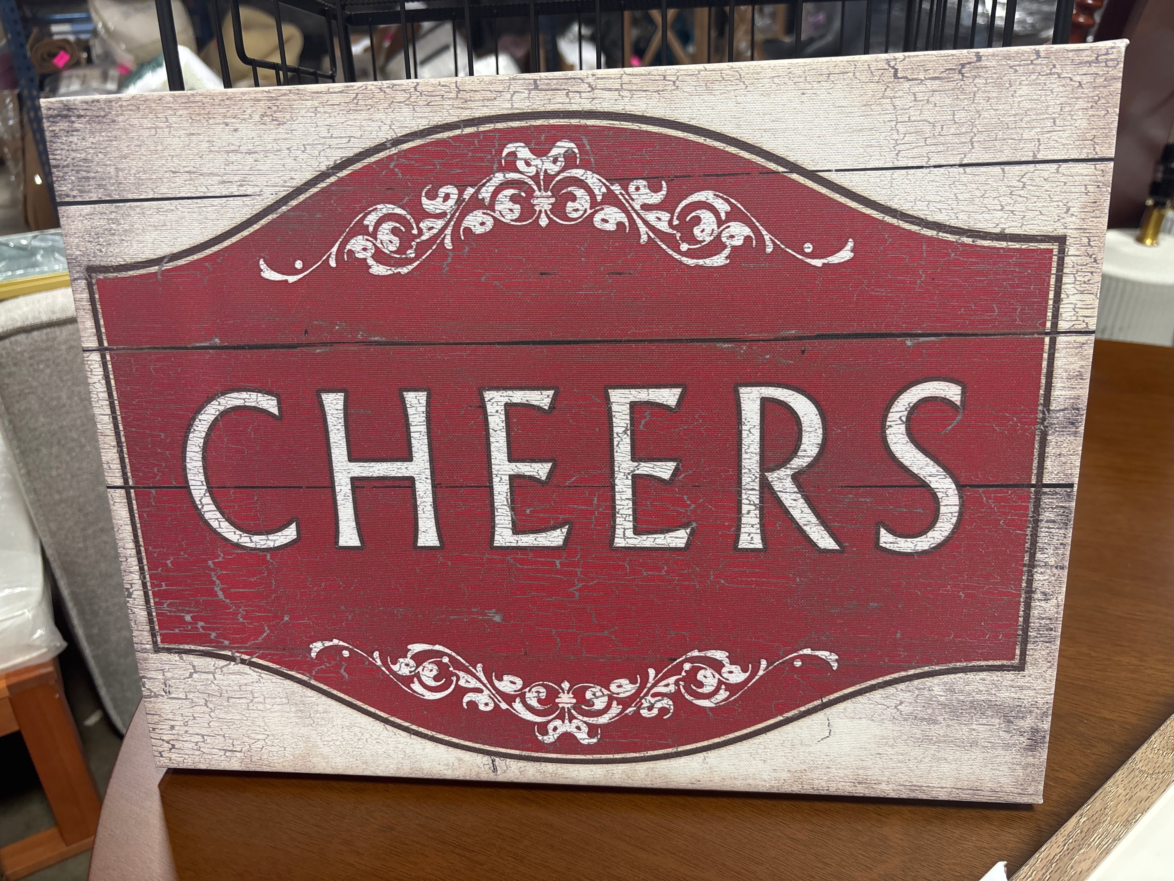 12x16" Cheers by Trinx Wrapped Canvas SHOWROOM ITEM - Image 2