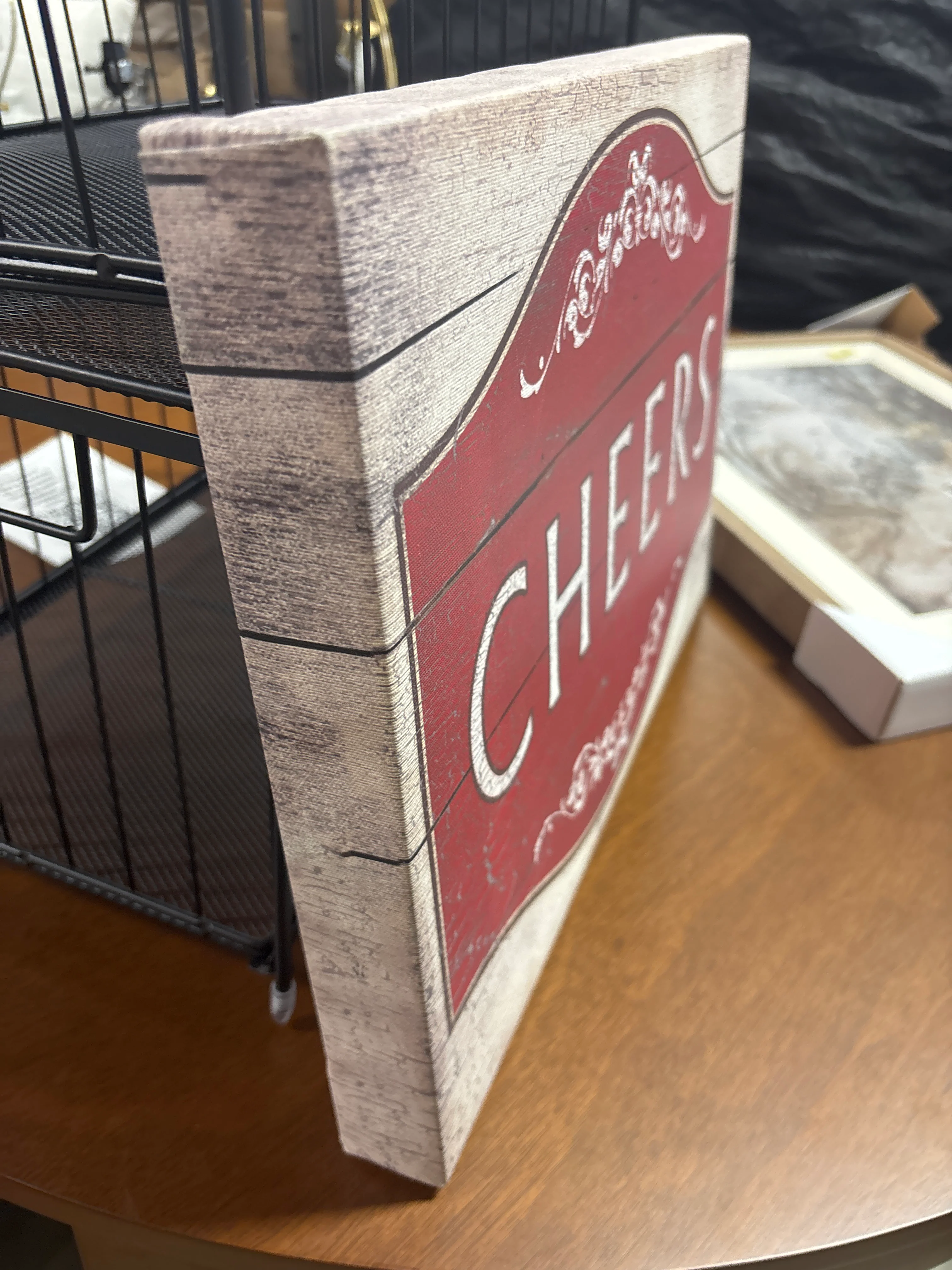 12x16" Cheers by Trinx Wrapped Canvas SHOWROOM ITEM - Image 3