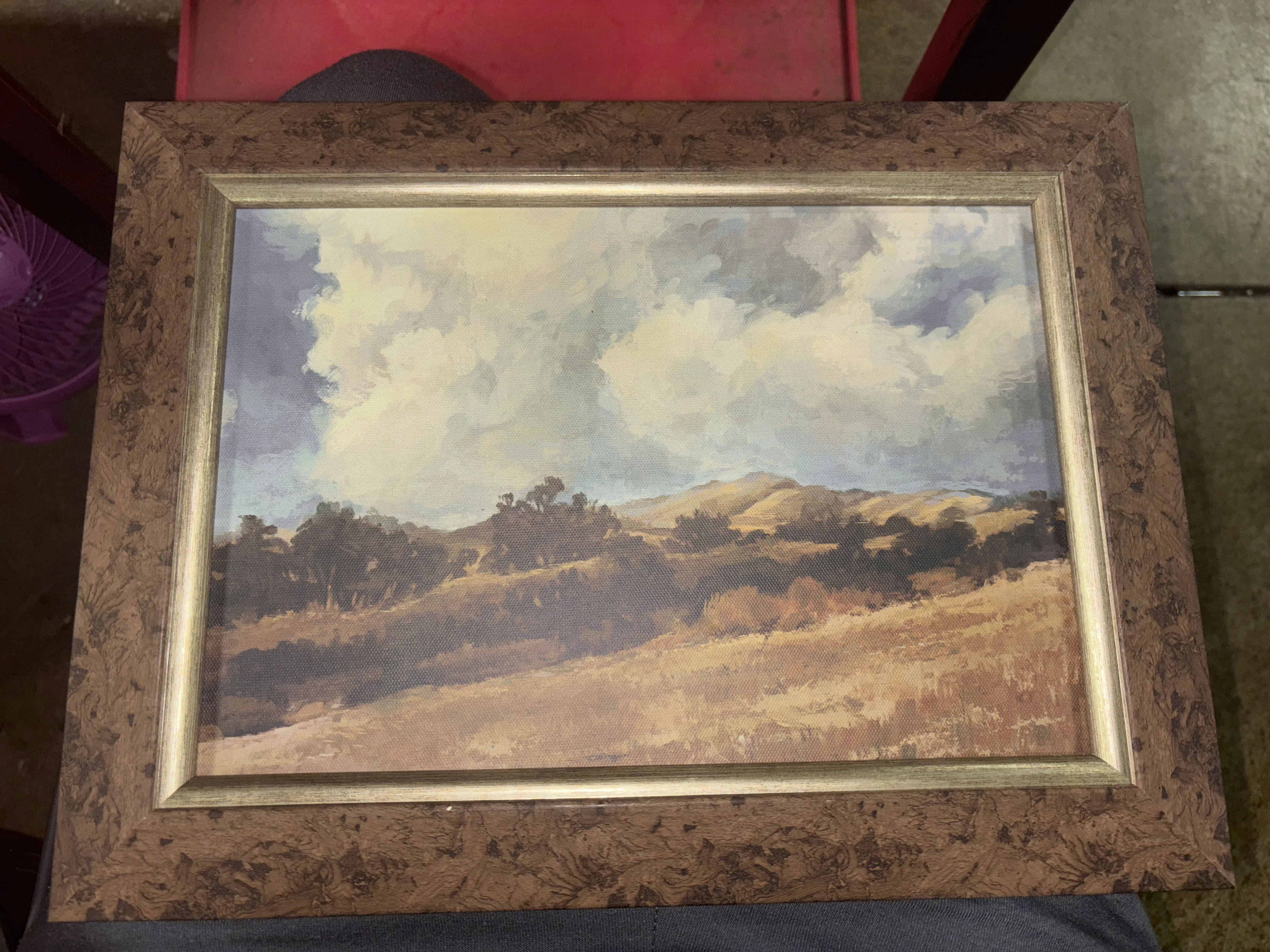 12"x16" Landscape Wide Wood Frame Wall Art SHOWROOM ITEM - Image 2
