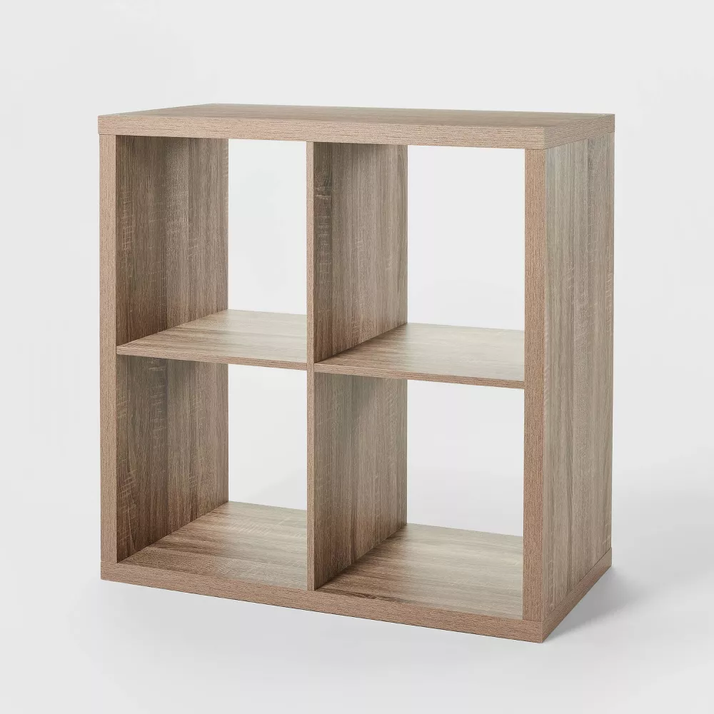 4 Cube Organizer Weathered Gray
