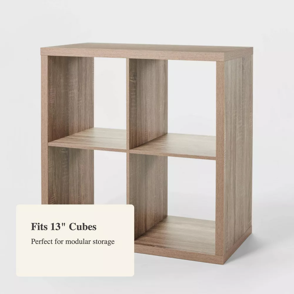 4 Cube Organizer Weathered Gray - Image 3