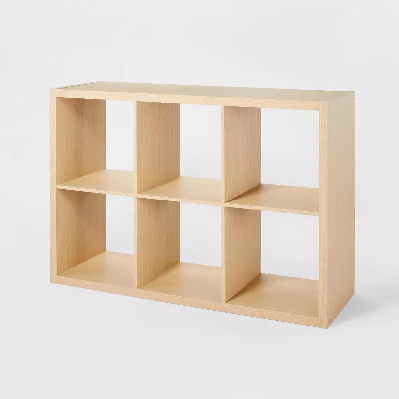 6 Cube Organizer Natural