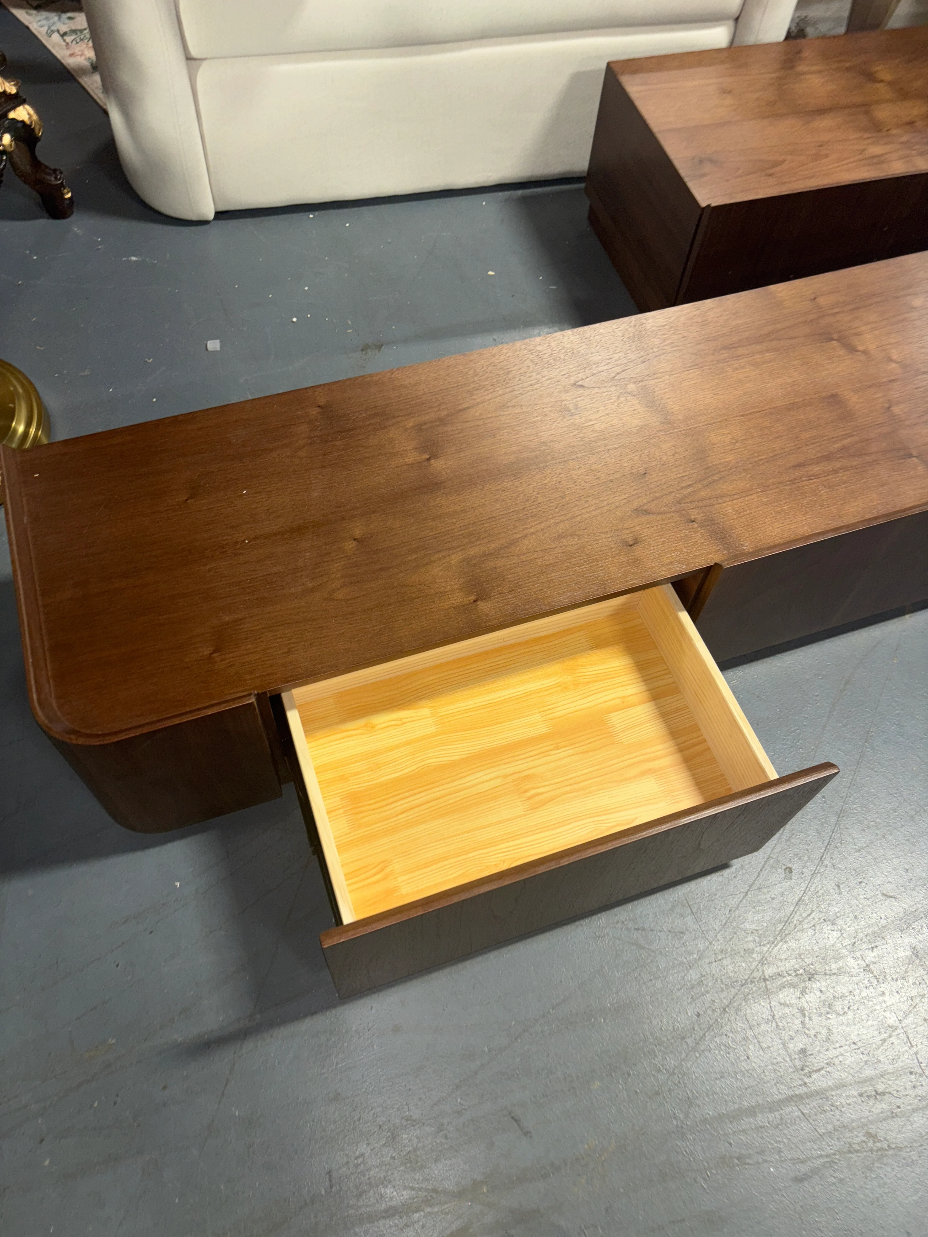 134"Modern TV Stand With Soft-Close Drawers SHOWROOM ITEM - Image 7