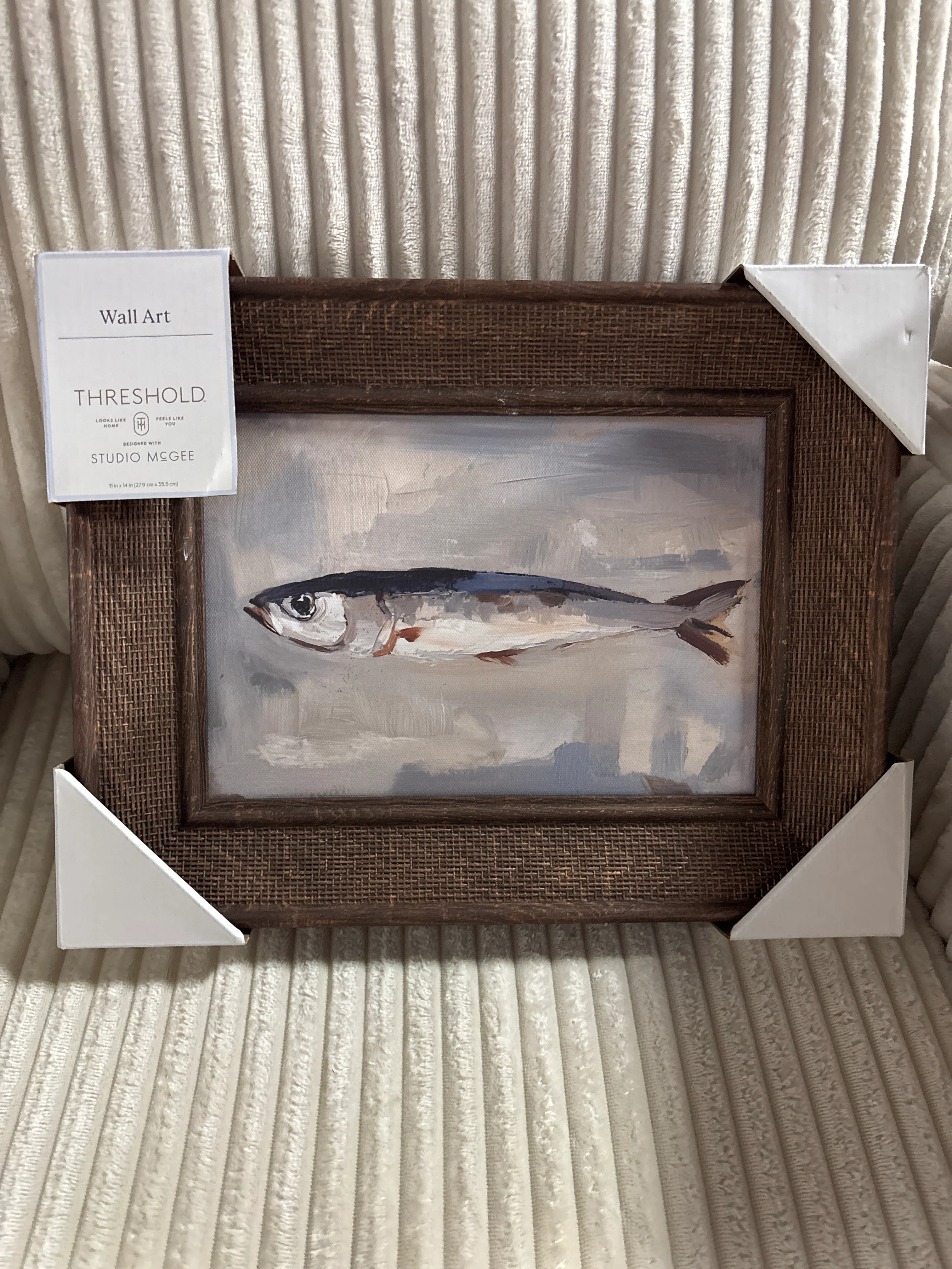 14"x11" Fish Still Life Wall Art SHOWROOM ITEM - Image 2