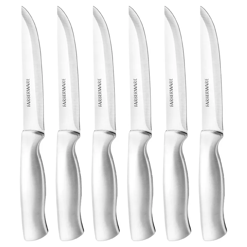 15pc Stainless Steel Knife Block Set: Silver - Image 4