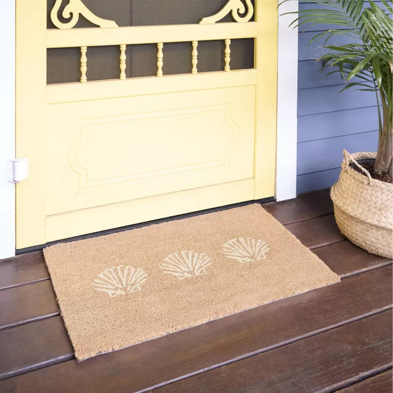 Seashell Natural Papilio Coir Doormat 1'5"x2'5" - Image 3