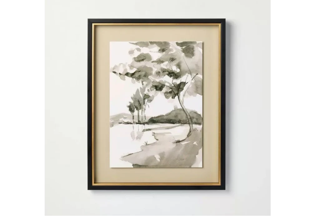 Washed Landscape Framed Wall Art