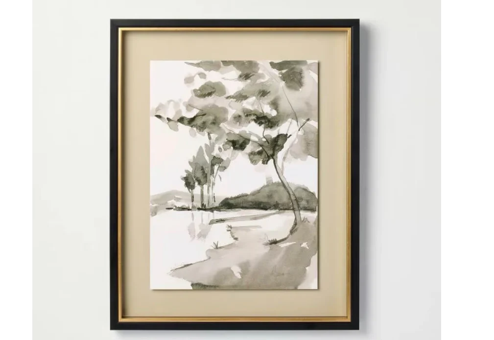 Washed Landscape Framed Wall Art - Image 3