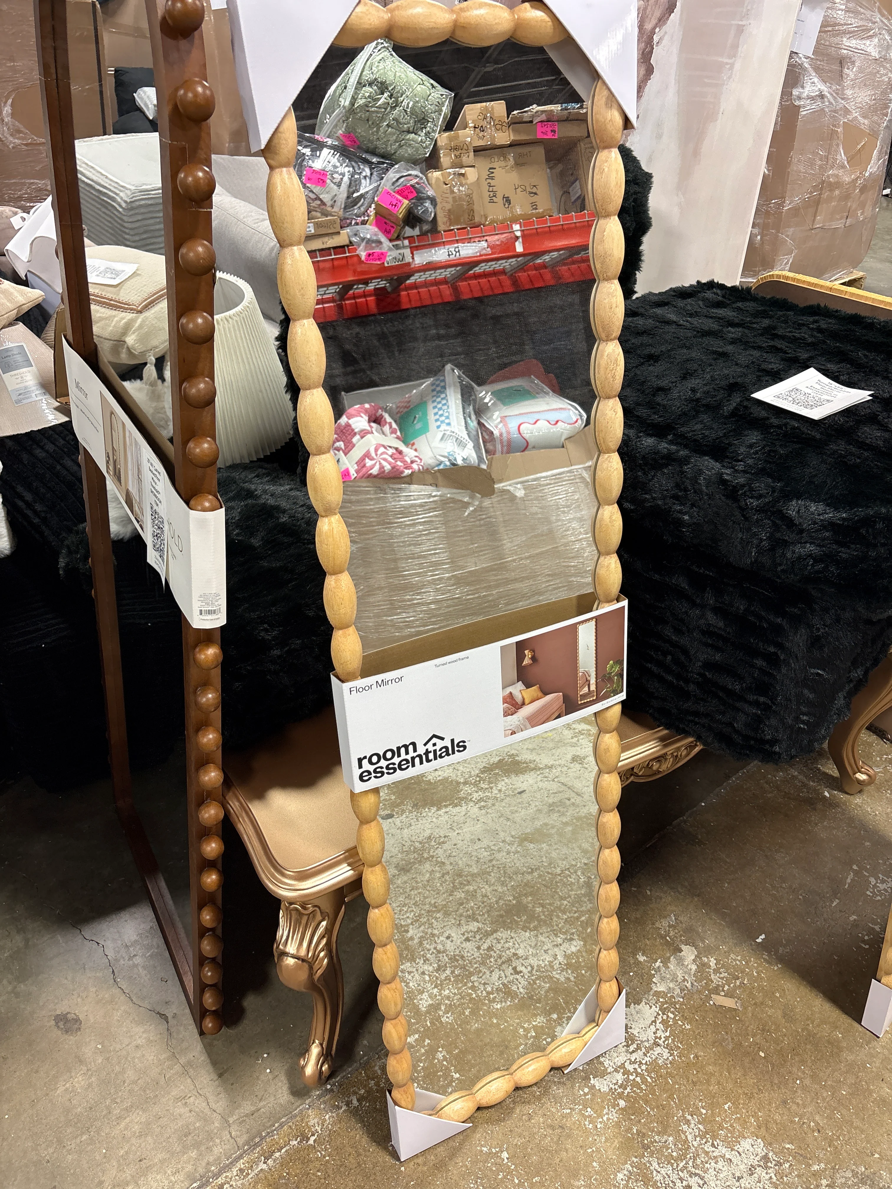 16"x58" Turned/Bobbin Floor Mirror - Room Essentials™ SHOWROOM ITEM - Image 2