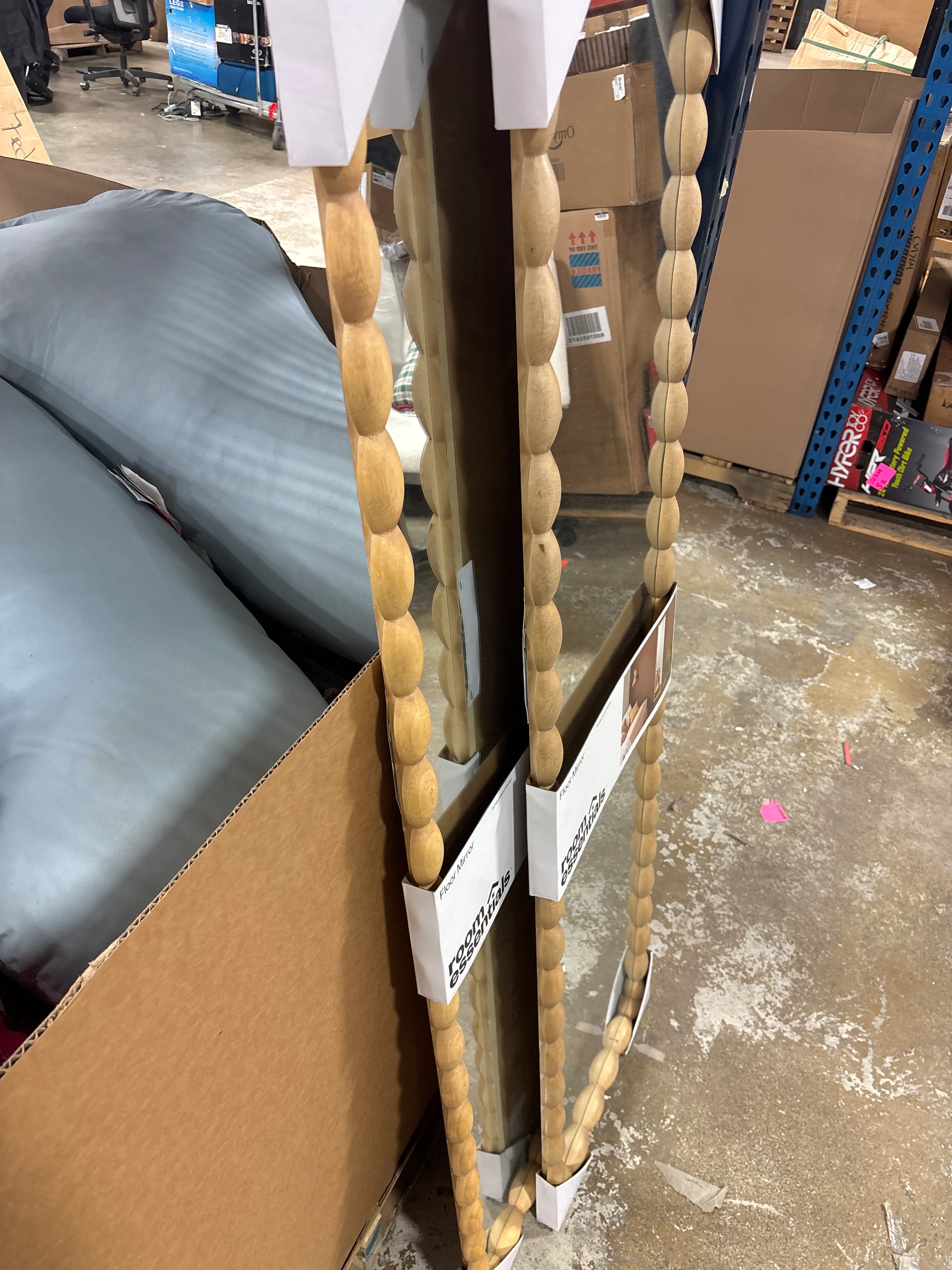 16"x58" Turned/Bobbin Floor Mirror SHOWROOM ITEM - Image 3