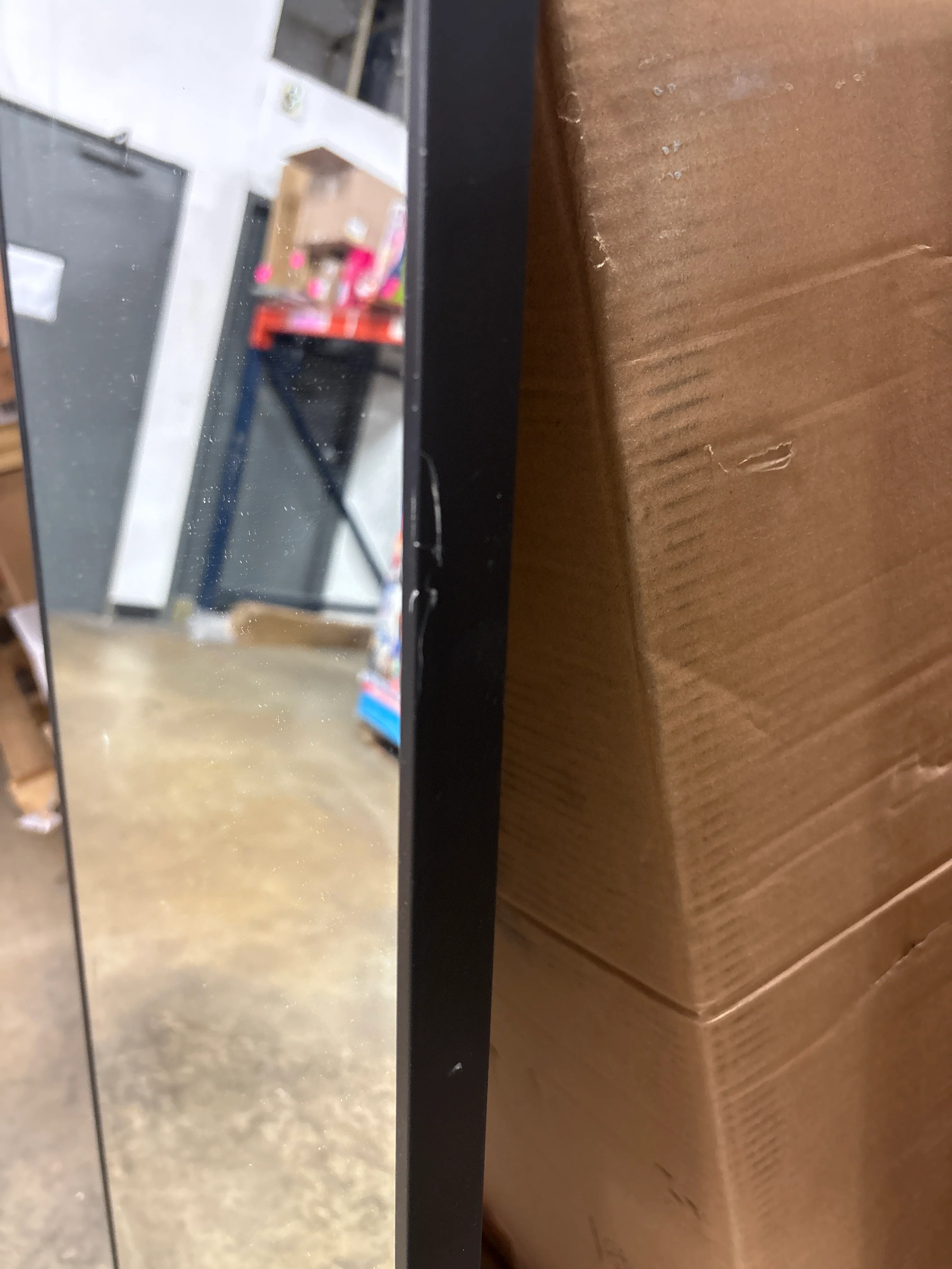 16"x59" Metal Over the Door and Floor Mirror - Room Essentials™ SHOWROOM ITEM - Image 3