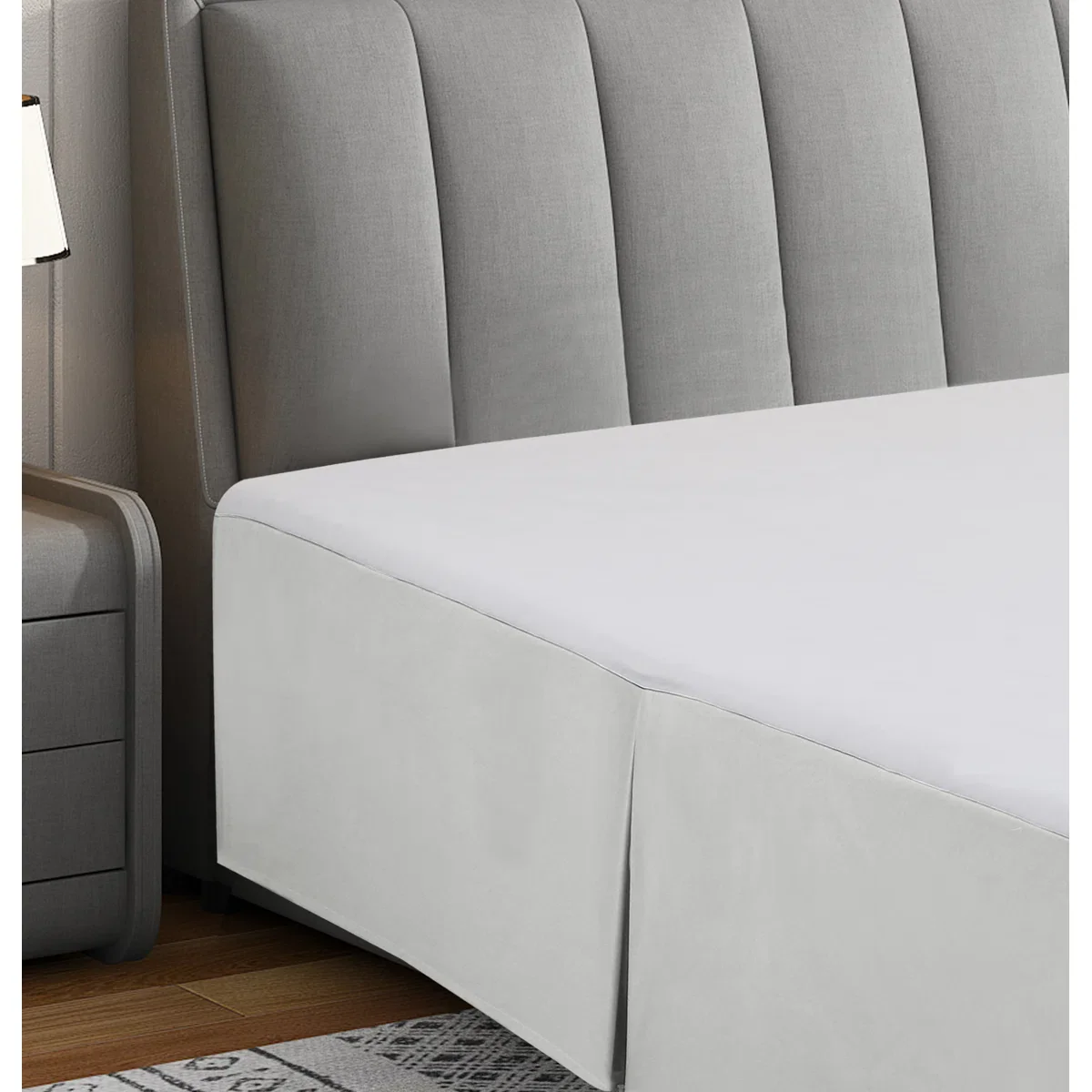 1800 Series Soft Microfiber Bed Skirt - Image 2