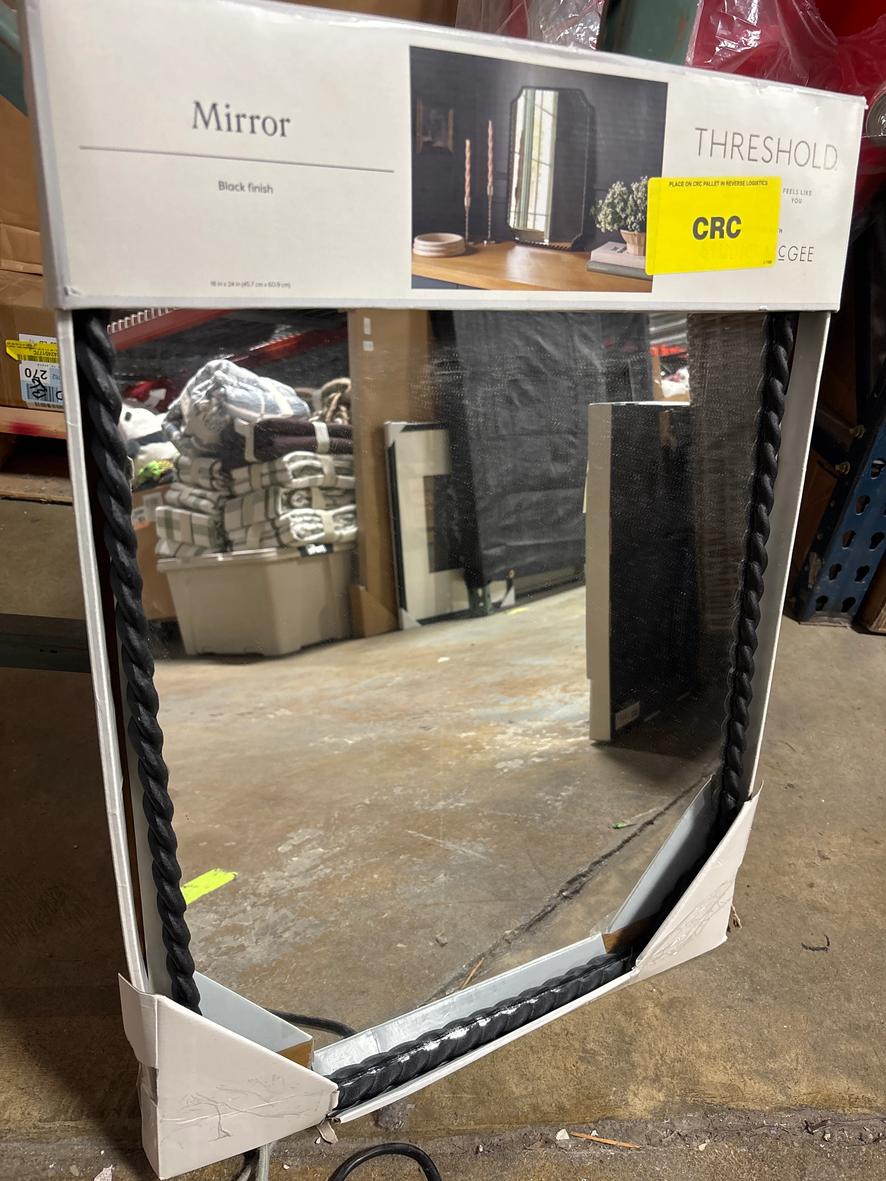 18"x24" Wrought Iron Mirror SHOWROOM ITEM - Image 3