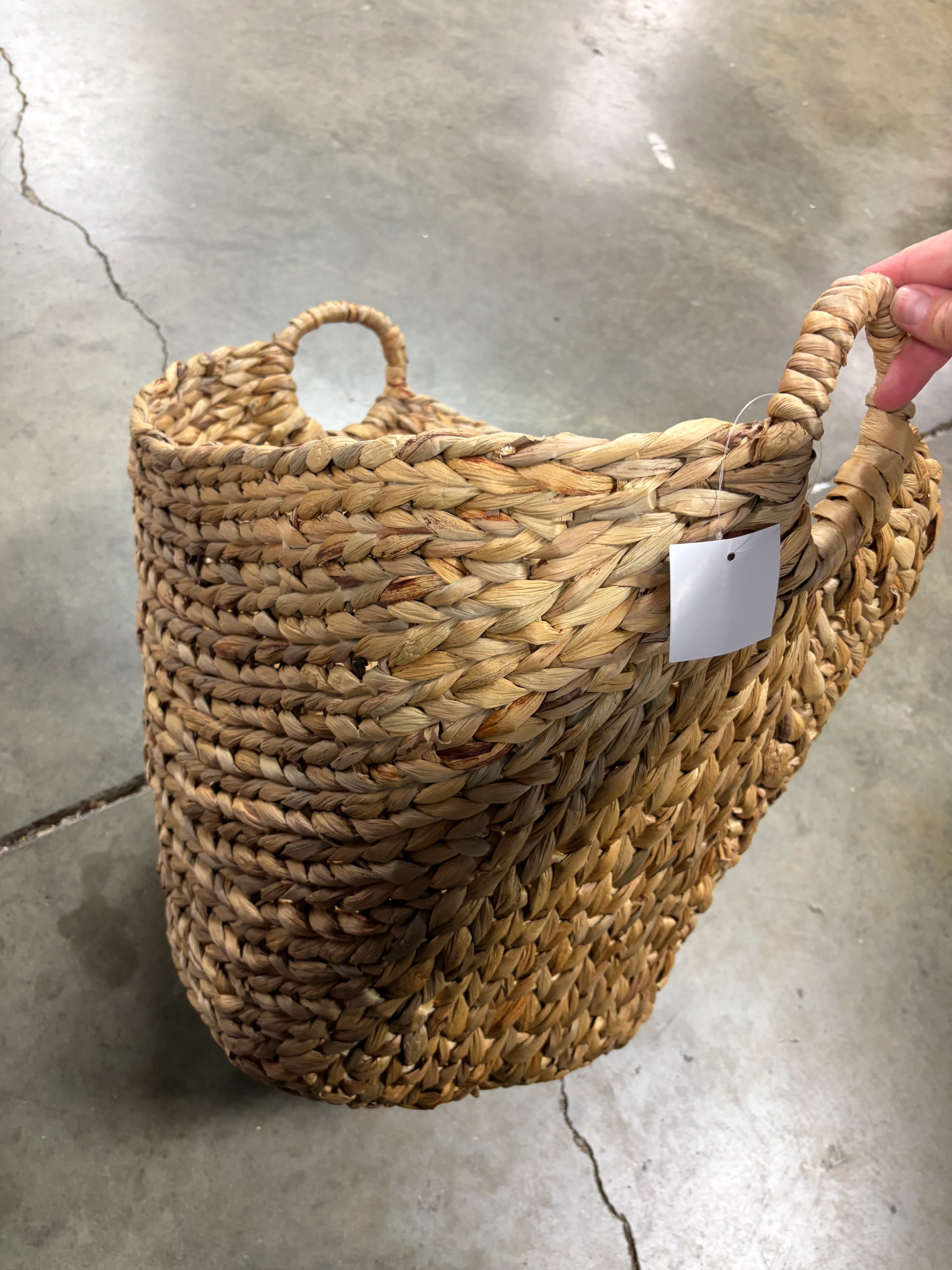 Brown Sea Grass Contemporary Storage Basket - Image 5