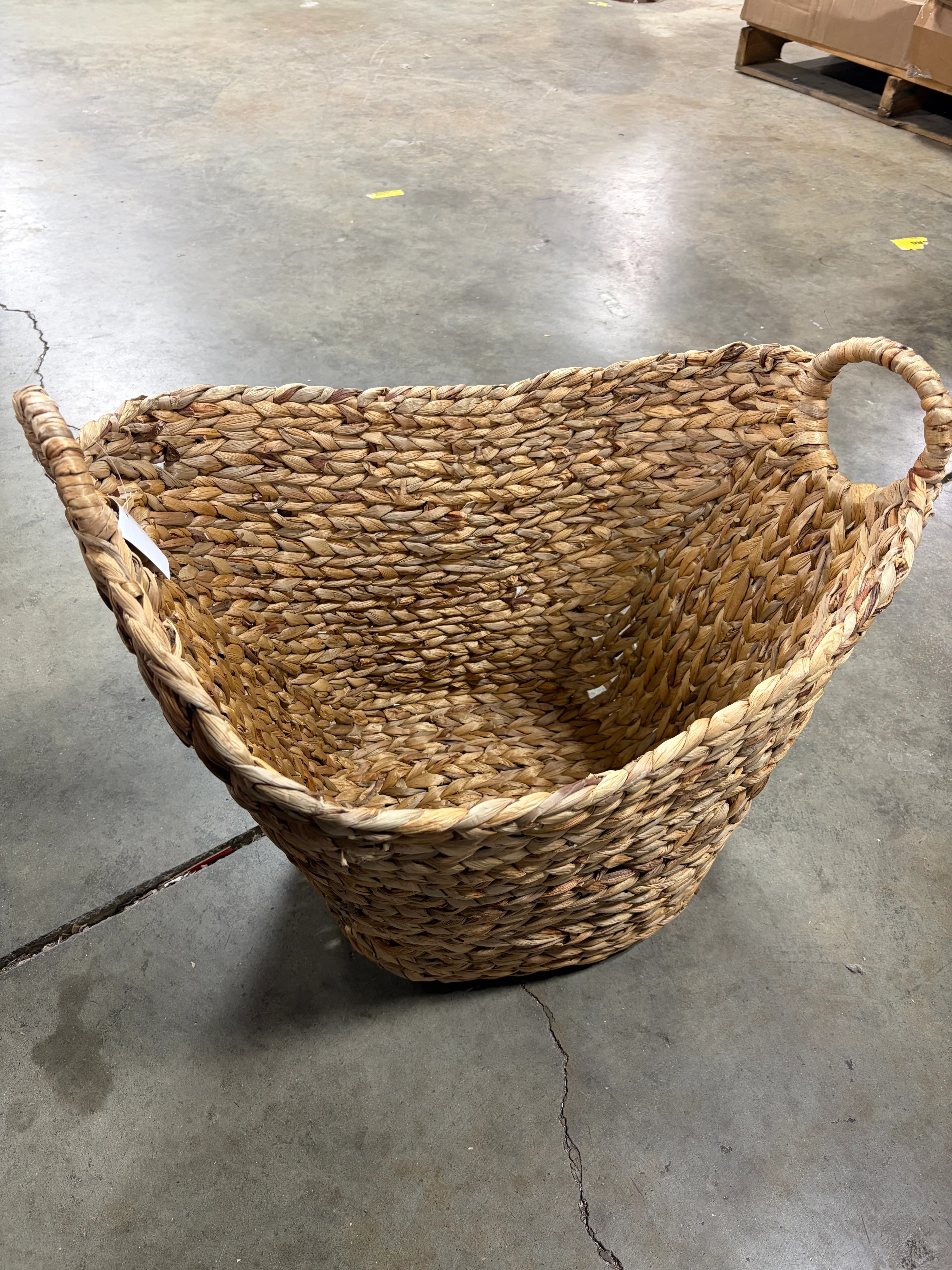 Brown Sea Grass Contemporary Storage Basket - Image 6