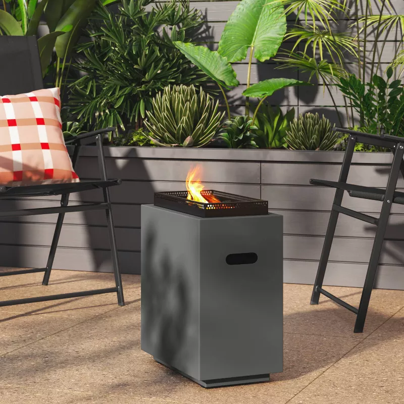 Propane/Liquid Petroleum Gas Rectangular Fire Pit - Image 4