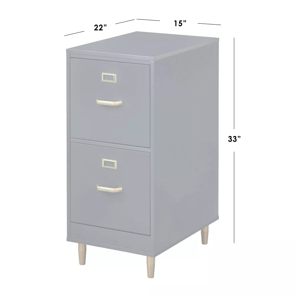 2 Drawer Dixie Filing Cabinet - Image 5