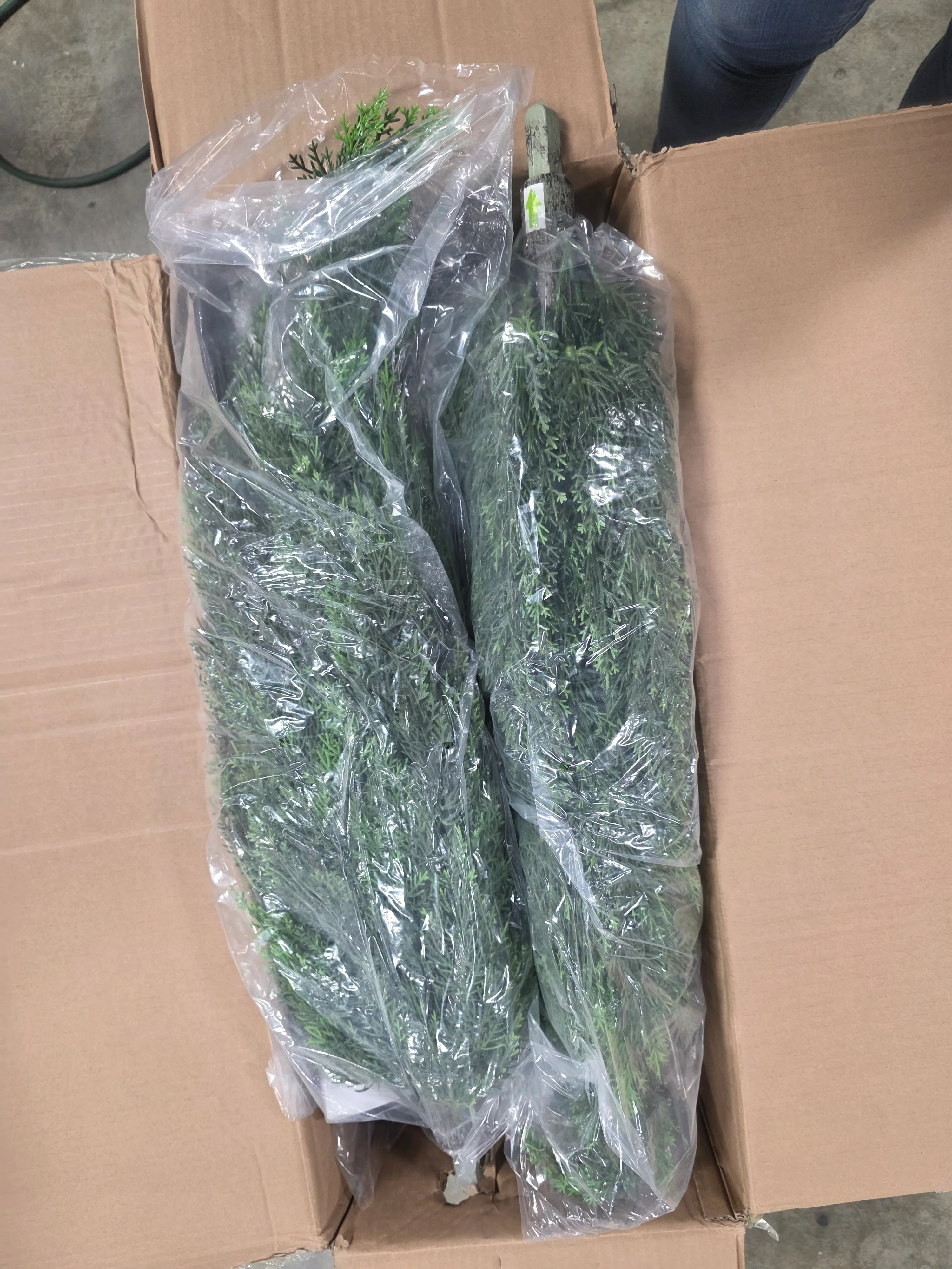 2 Pack Artificial Cedar Topiary Trees Outdoor - Image 7