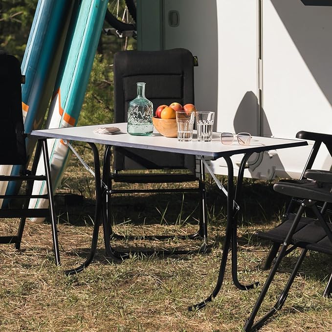 2 Pcs Rv Folding Table Leg Black - Image 2