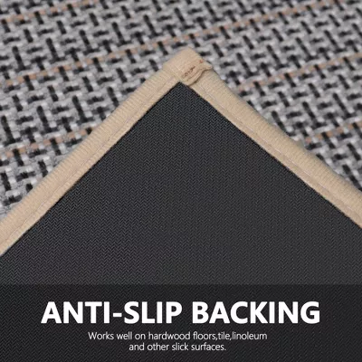 2 Piece Kitchen Mats Set with Rubber Backing, 19.7"x31.5"+19.7"x70.9" - Image 4