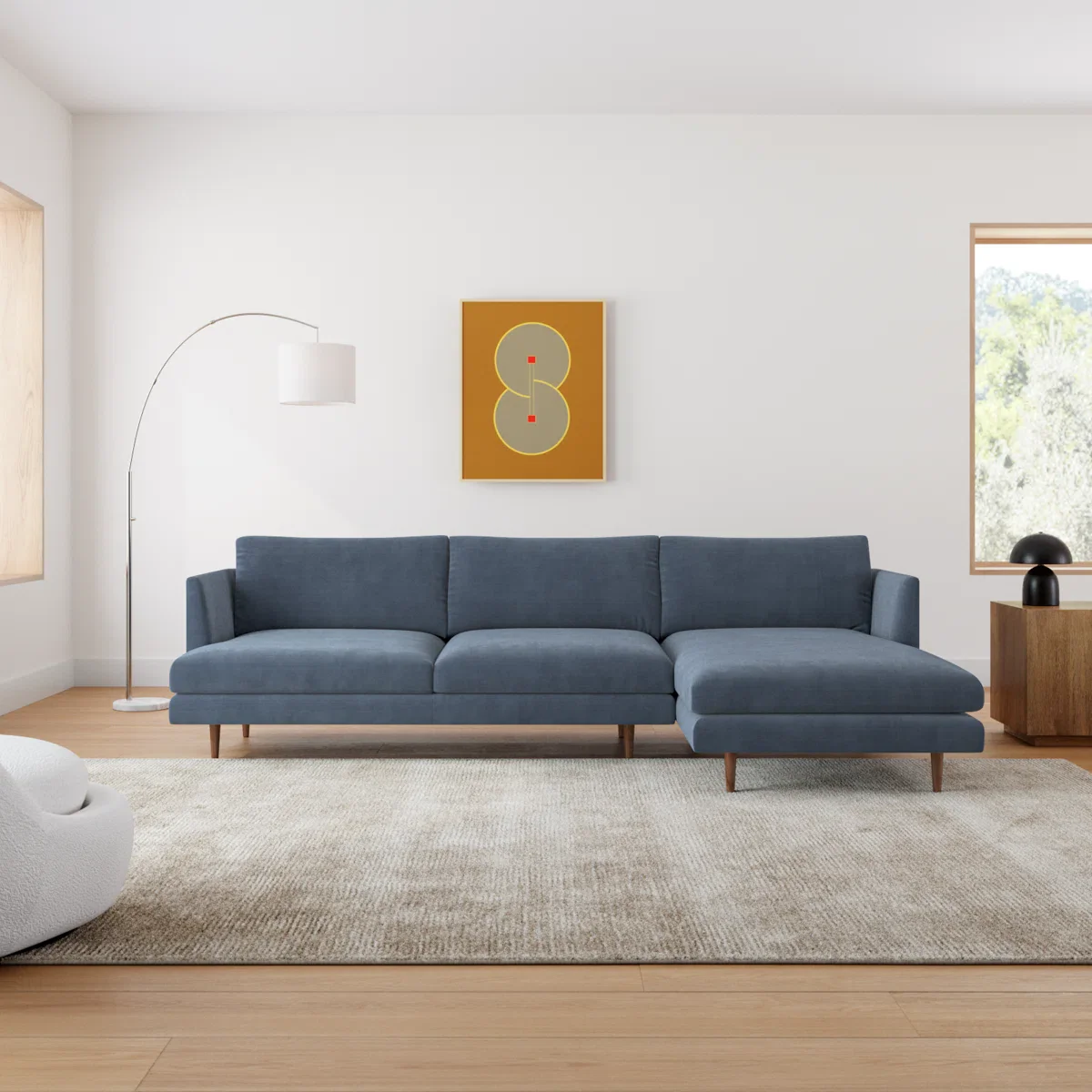 Upholstered Sofa ONLY - Image 3