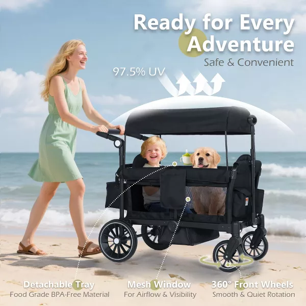 *2-Seat Wagon Stroller - Image 4