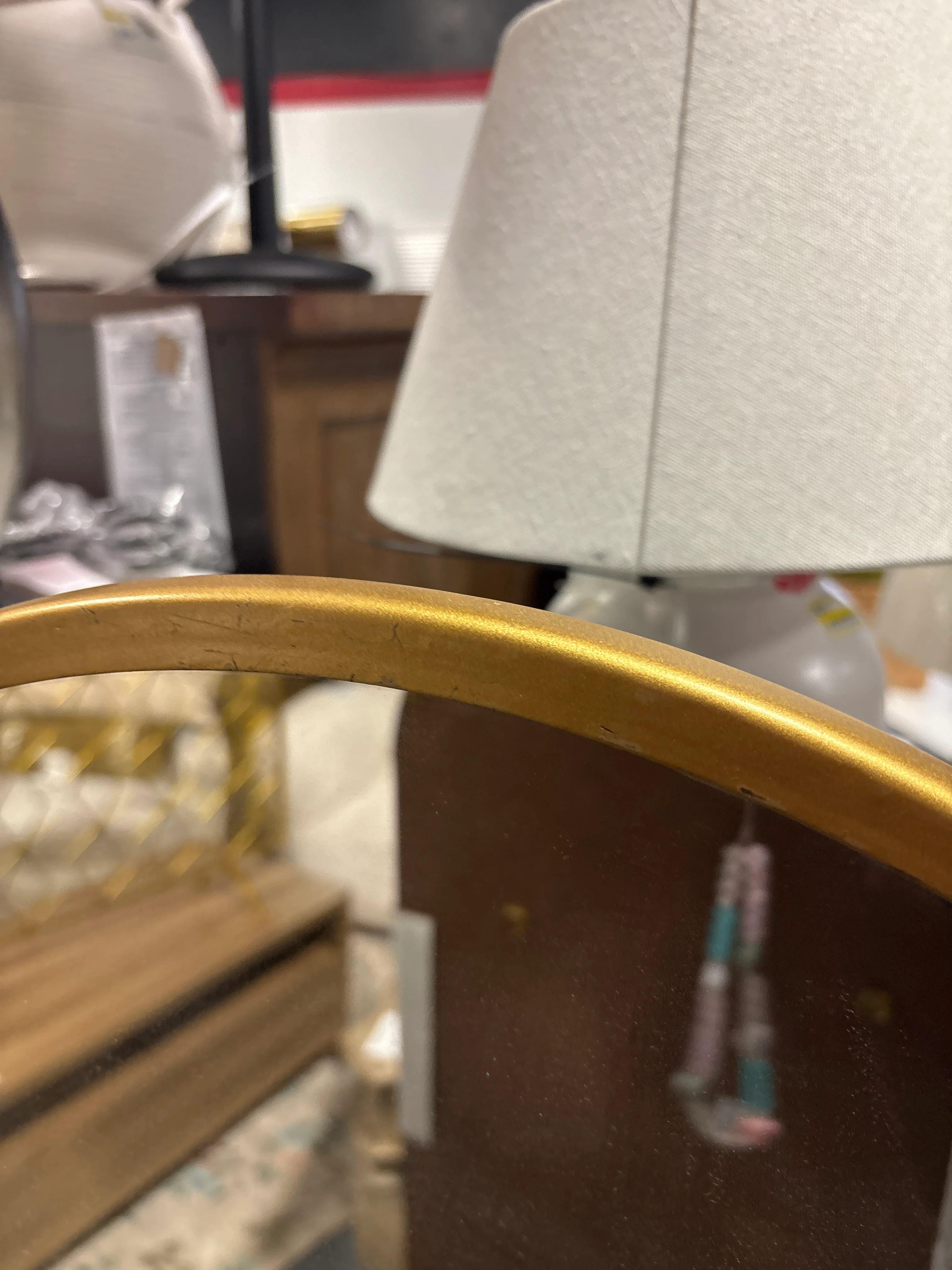 20" x 58" Full Length Floor Mirror Gold SHOWROOM ITEM - Image 9