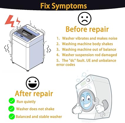 2025 Upgrade Washer Suspension Rod Kit(OEM), Fit for Samsung Washing Machine - Image 5