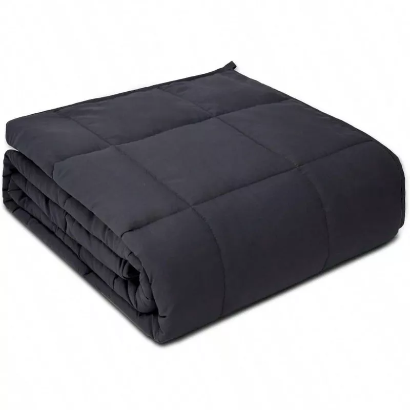 Weighted Blanket Dark Grey Black Queen