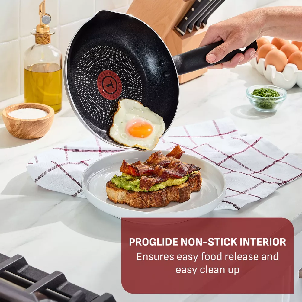 20pc Simply Cook Nonstick Cookware Set Black - Image 4