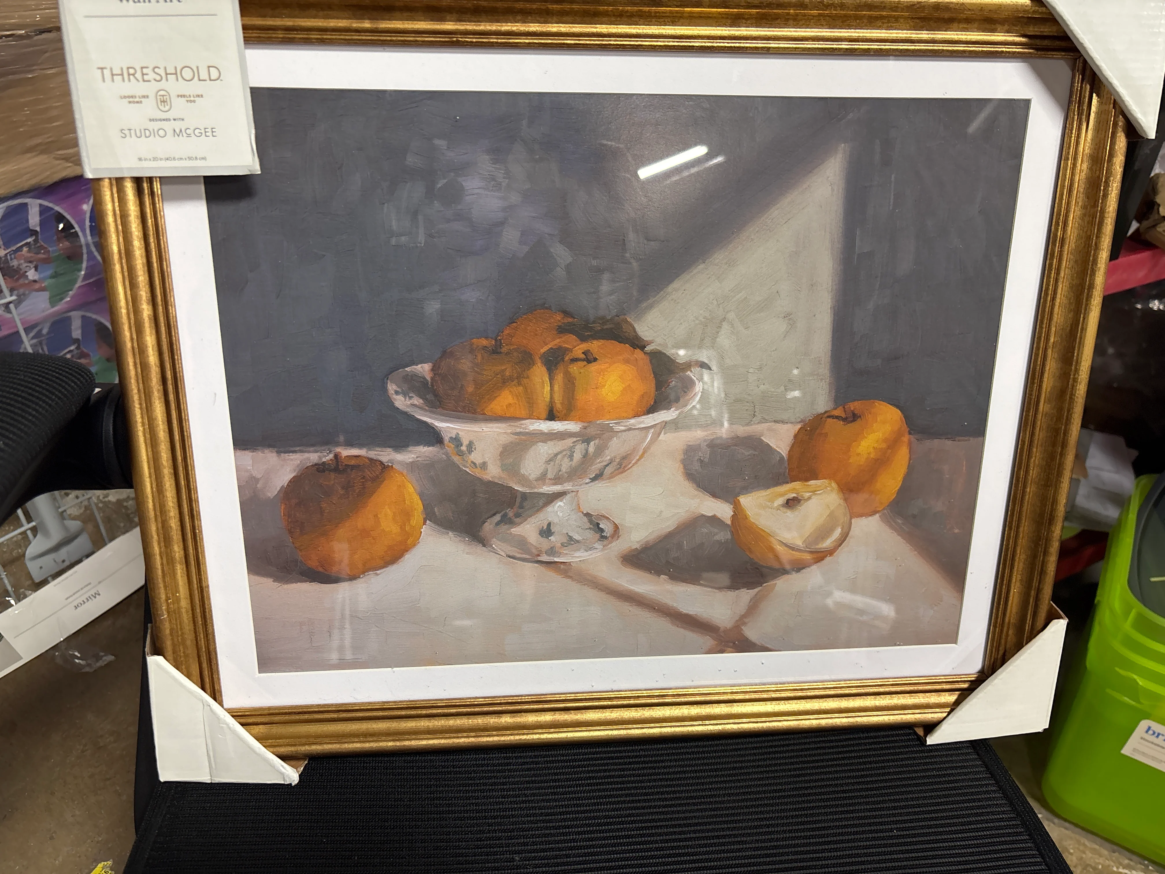 20"x 16" Fruit Pear Still Life Framed Wall Art SHOWROOM ITEM - Image 2